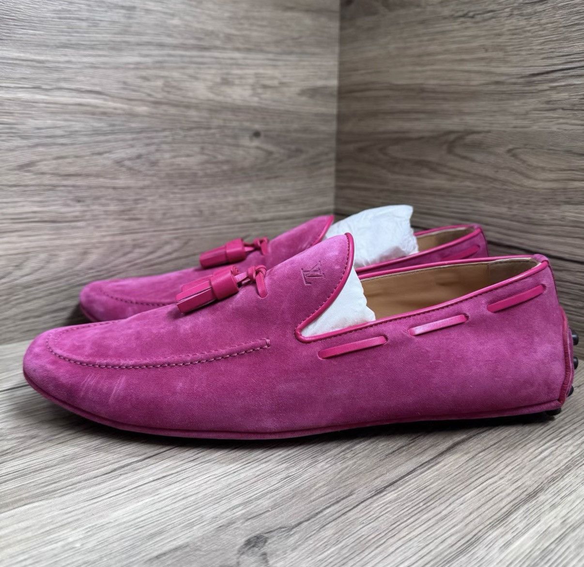 Louis Vuitton Louis Vuitton Pink Tassel Loafers J41 Size US 7.5 / EU 40-41 - 1 Thumbnail