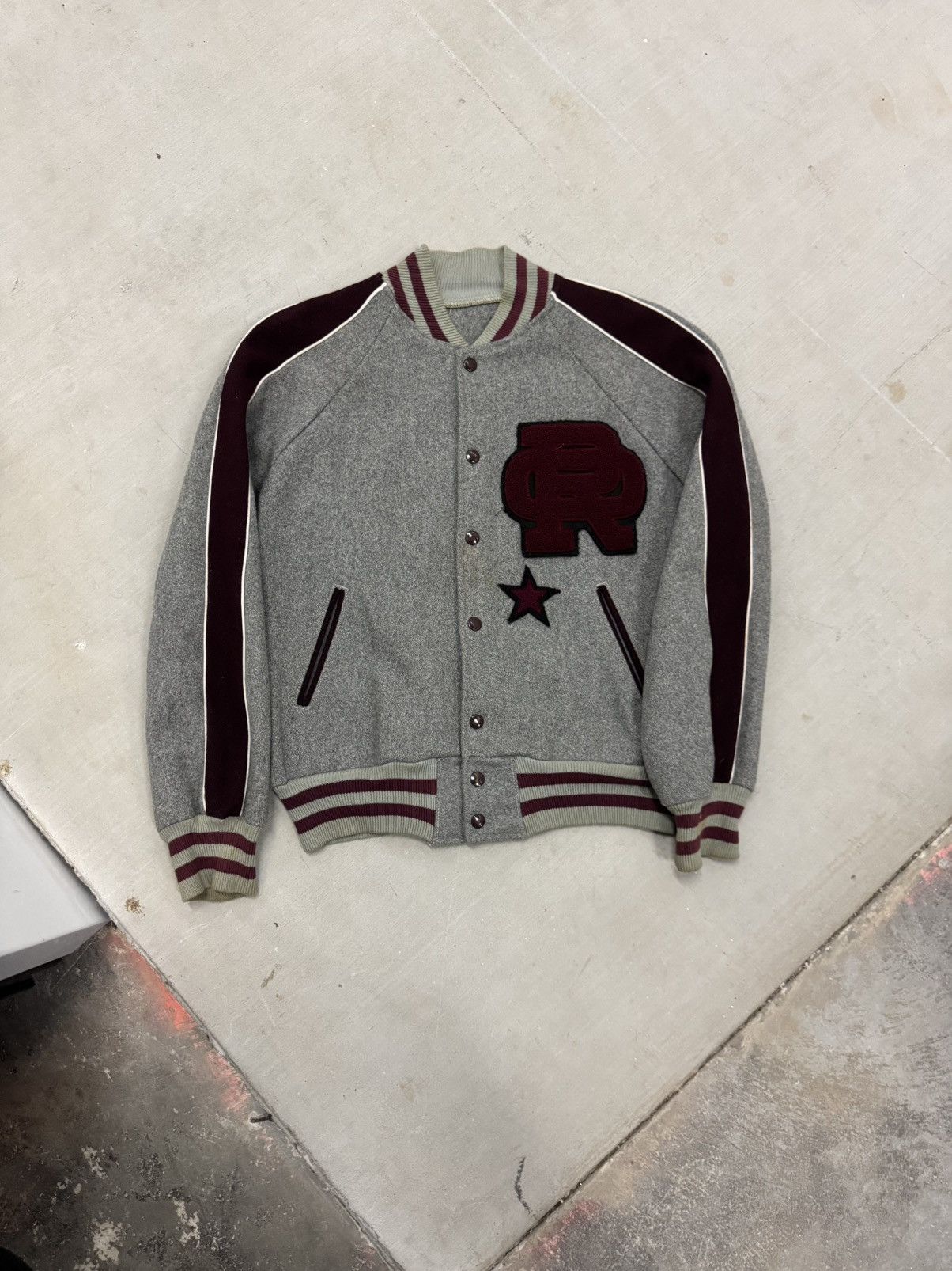 Japanese Brand 50s Empire Sporting Goods New York Star Varsity Jacket Size US L / EU 52-54 / 3 - 3 Thumbnail