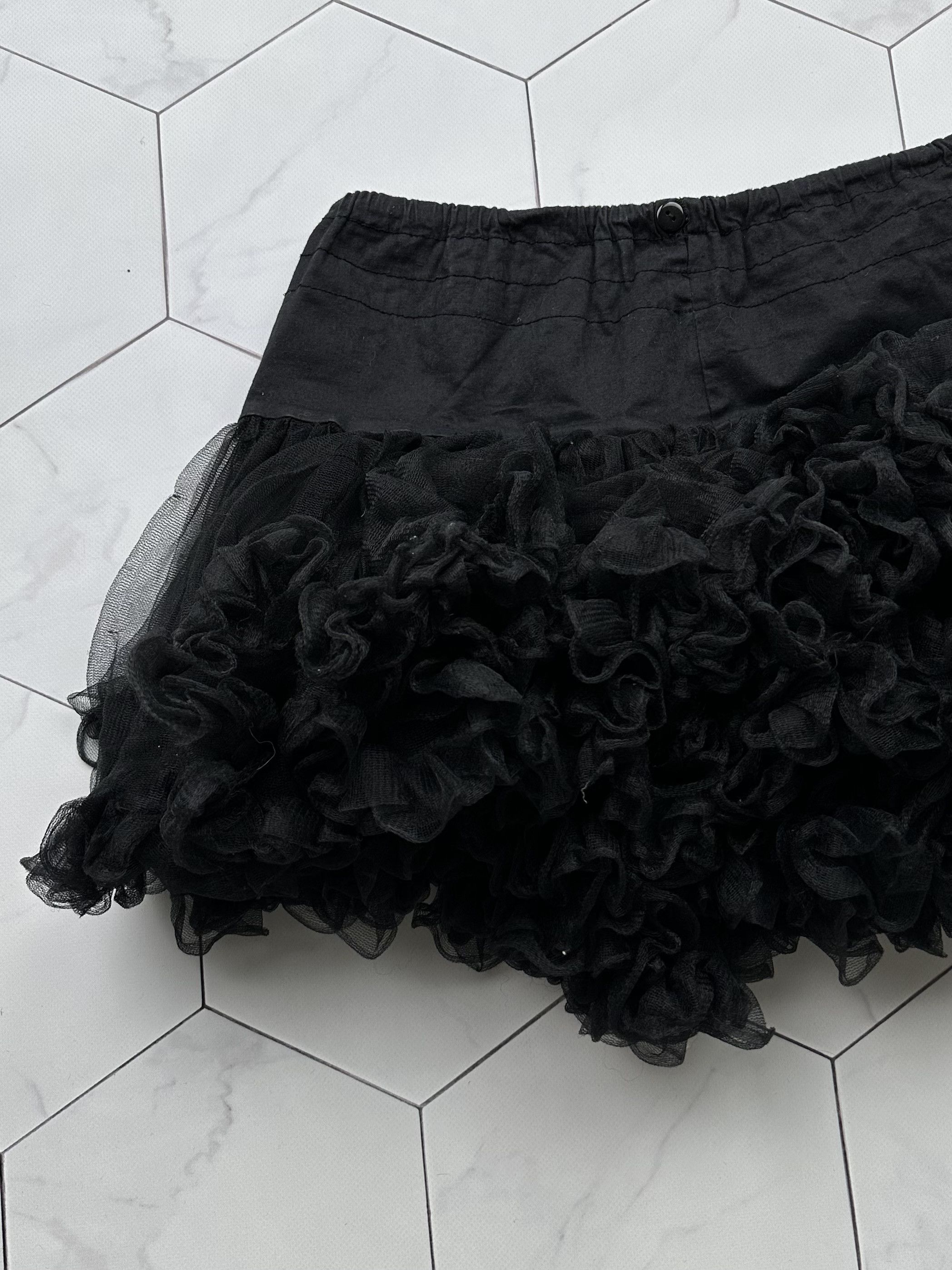 Japanese Brand Vintage Flare Super Lush Mini Skirt E2D15(B8) Size 28" / US 6 / IT 42 - 7 Thumbnail