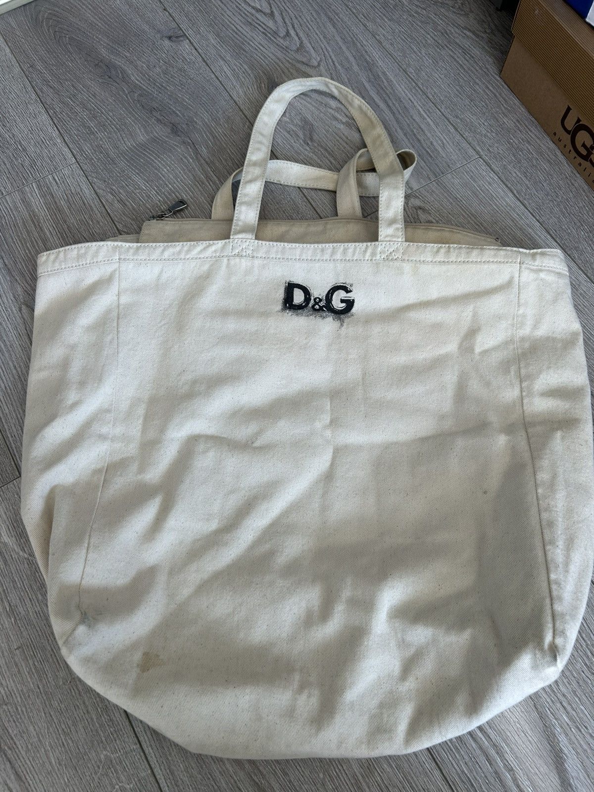 Dolce & Gabbana D& G Canvas Tote, Medium Size Size ONE SIZE - 6 Thumbnail