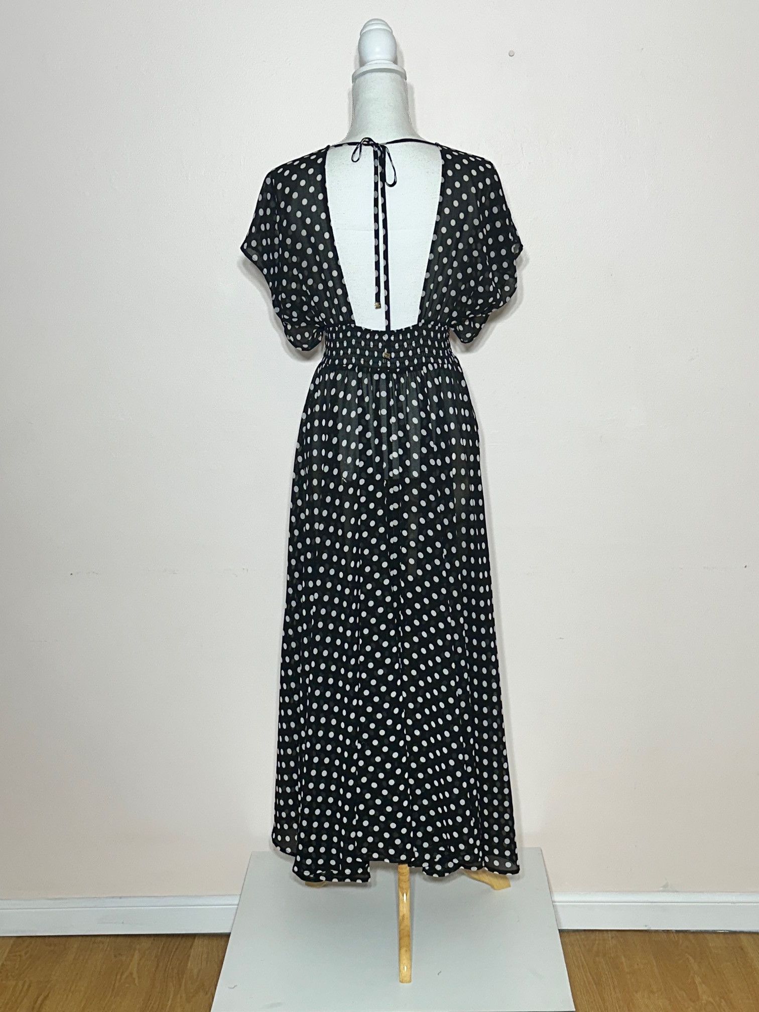Kate Spade Kate Spade Chiffon Polka Dot Maxi Dress Size S / US 4 / IT 40 - 2 Thumbnail