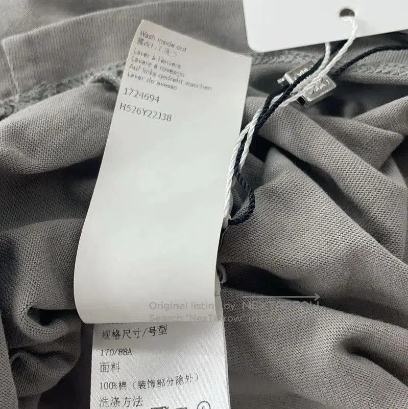 Loewe Loewe Gray Cotton Long Sleeve T-Shirt . Size M / US 6-8 / IT 42-44 - 5 Thumbnail