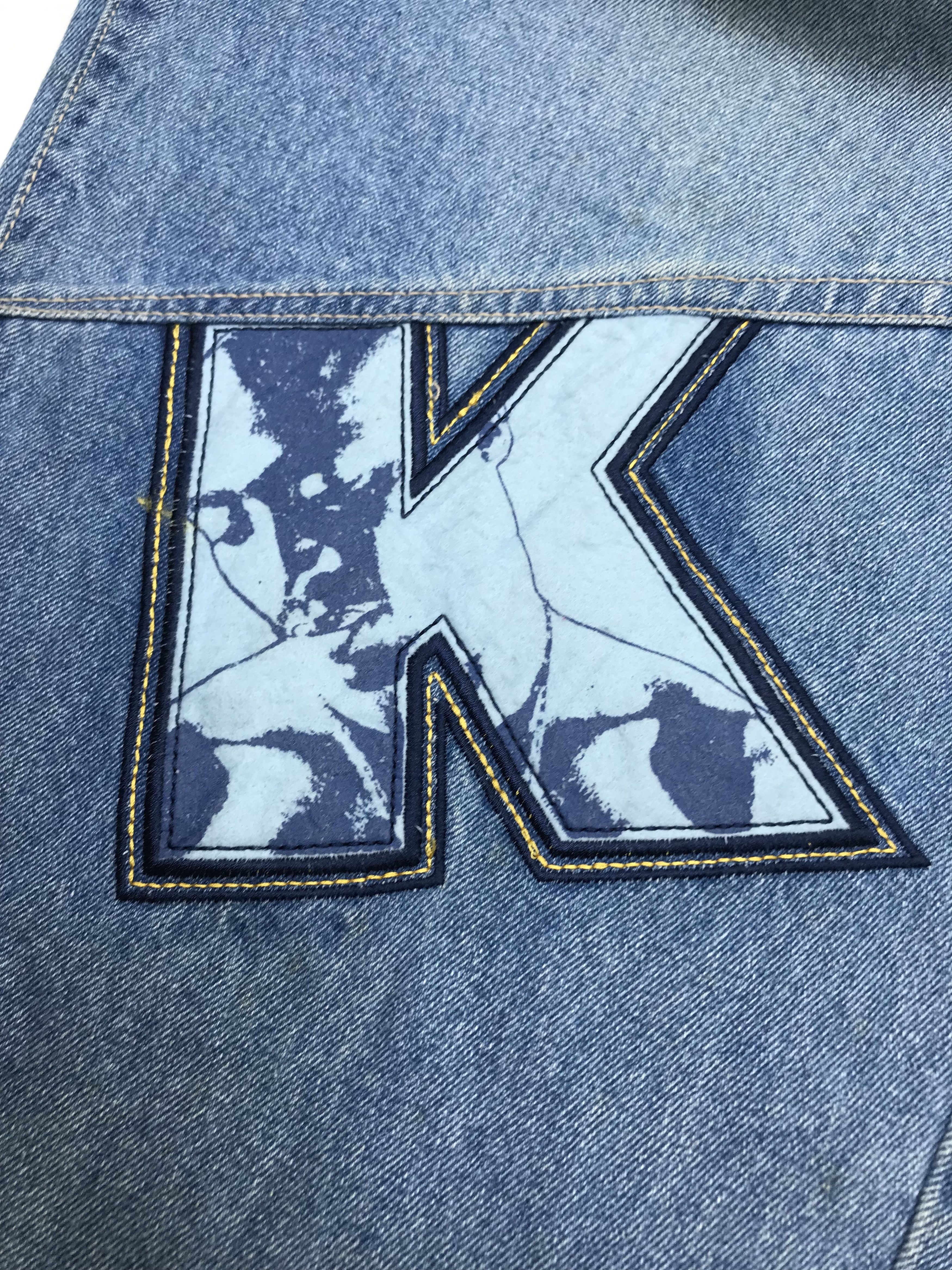 Makaveli Vintage Makaveli Tupac Shakur Portrait Patched Baggy Jeans Size US 42 / EU 58 - 10 Thumbnail