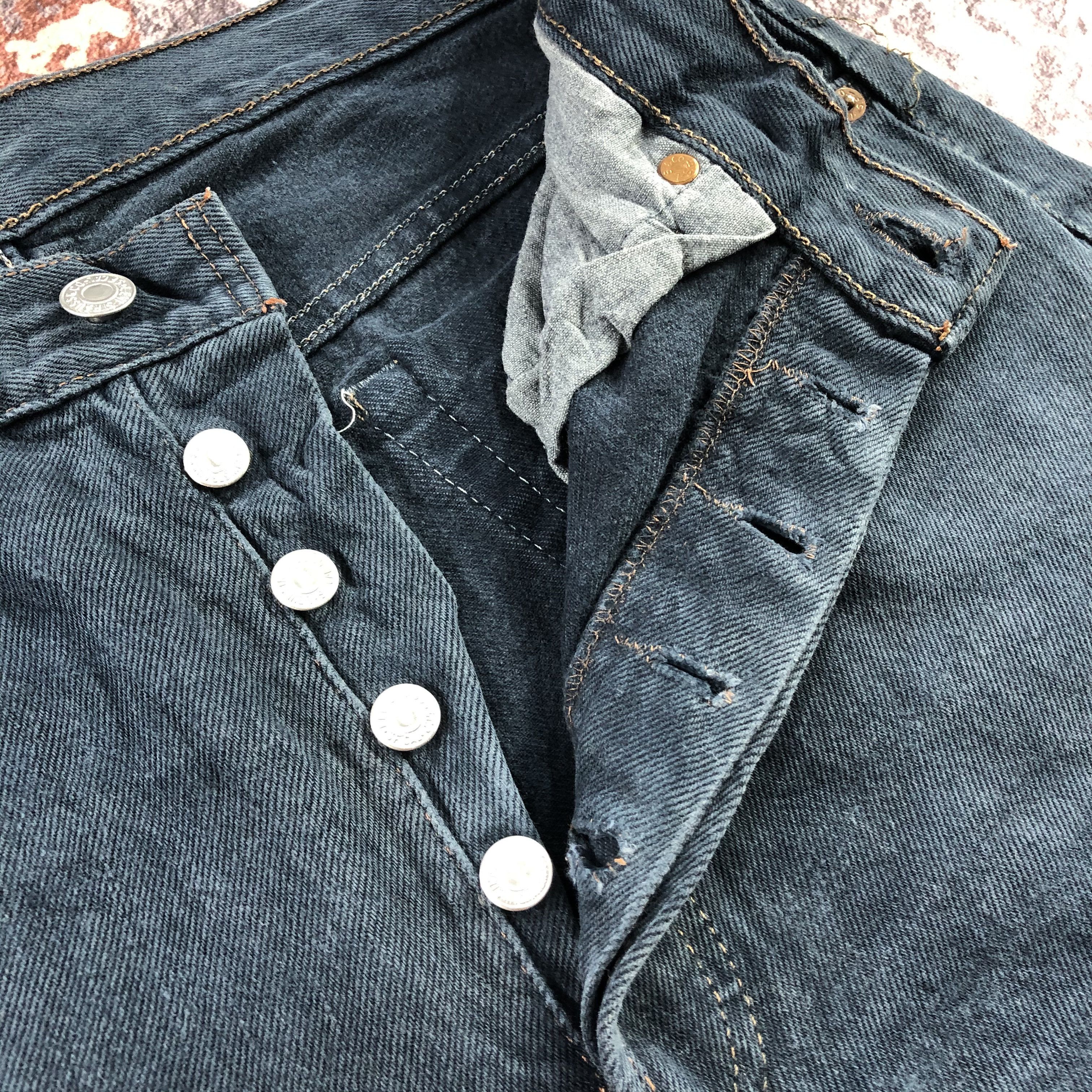 Levi's Vintage 90s Blue Wash Levis 501 Jeans-JM3047 Size US 30 / EU 46 - 10 Thumbnail
