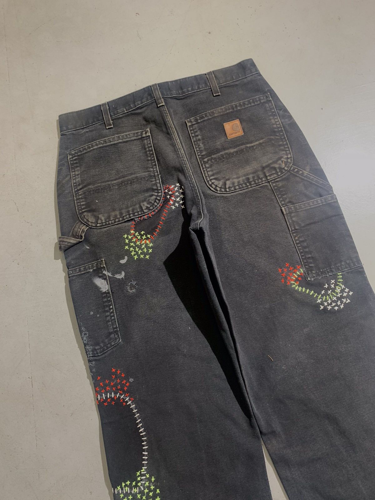 Carhartt Vintage Carhartt shashiko art work carpenter denim Size US 32 / EU 48 - 14 Thumbnail