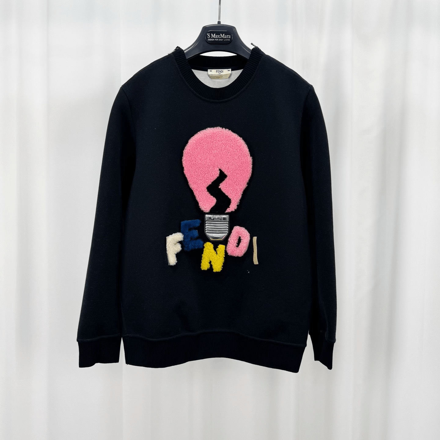 Fendi Fendi Velcro Bulb Letter Sweatshirt Size S / US 4 / IT 40 - 1 Thumbnail