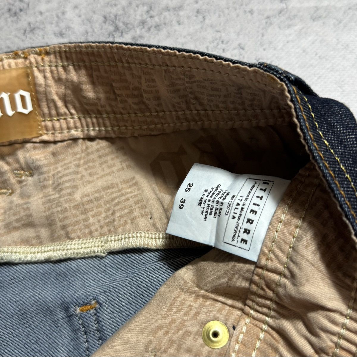 John Galliano NEW Galliano Glamour Star Y2K 00s Flared Jeans Size 25" / US 0 / IT 36 - 8 Thumbnail