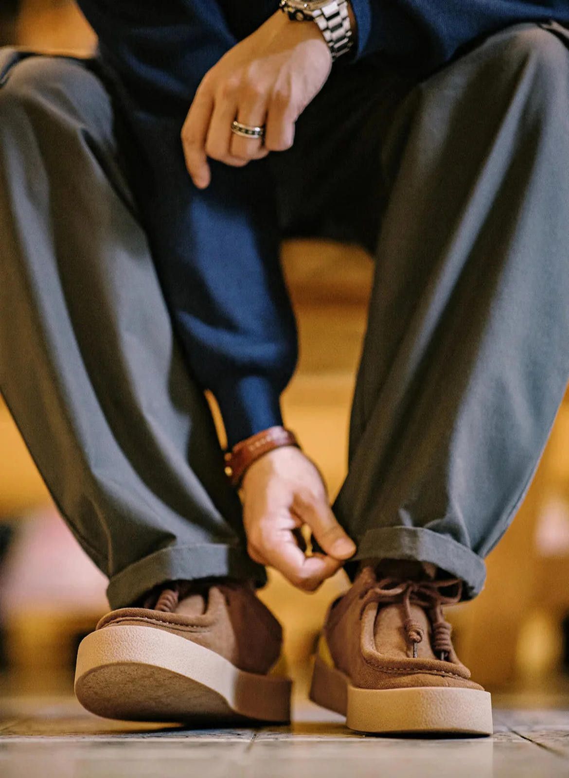 Other Suede Apron Toe Derby Shoe Size US 9 / EU 42 - 11 Thumbnail