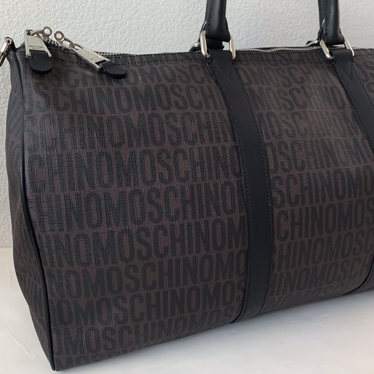 Moschino Moschino large monogram duffel bag Size ONE SIZE - 17 Thumbnail