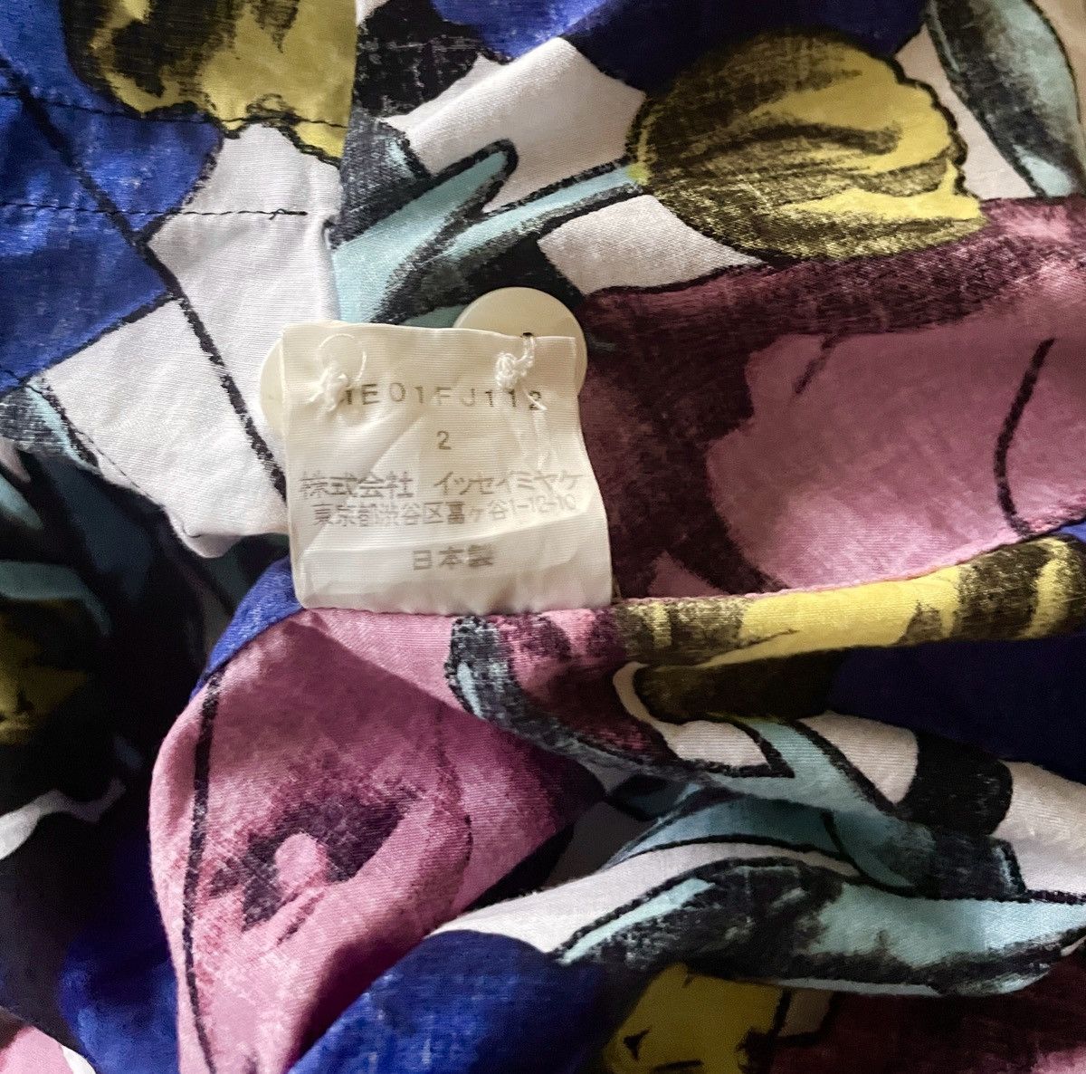 Issey Miyake Very Rare Vintage Issey Miyake Men Baggy Floral Shirt 1990s Size US M / EU 48-50 / 2 - 9 Thumbnail