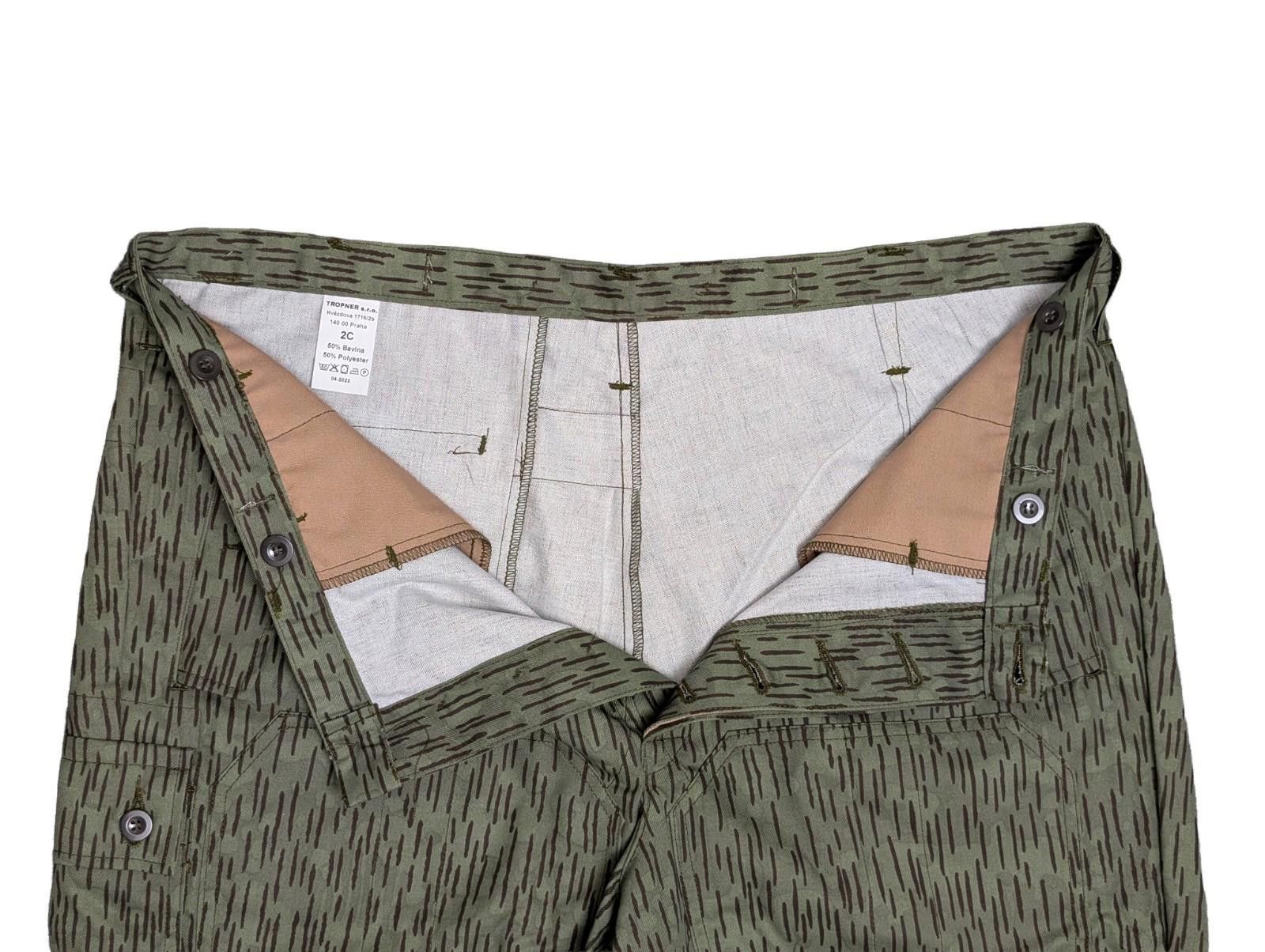 Other Czech Vz. 60 Jehličí Raindrop Camo Trousers Repro - XL Tall Size ONE SIZE - 8 Thumbnail