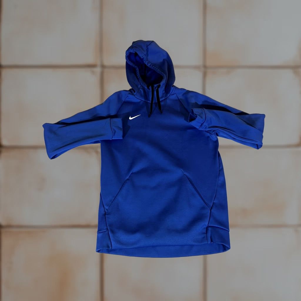 Nike Nike Hoodie Mens Small Blue Therma Dri Fit Pullover Fleece Sweatshirt Training Size US S / EU 44-46 / 1 - 1 Thumbnail
