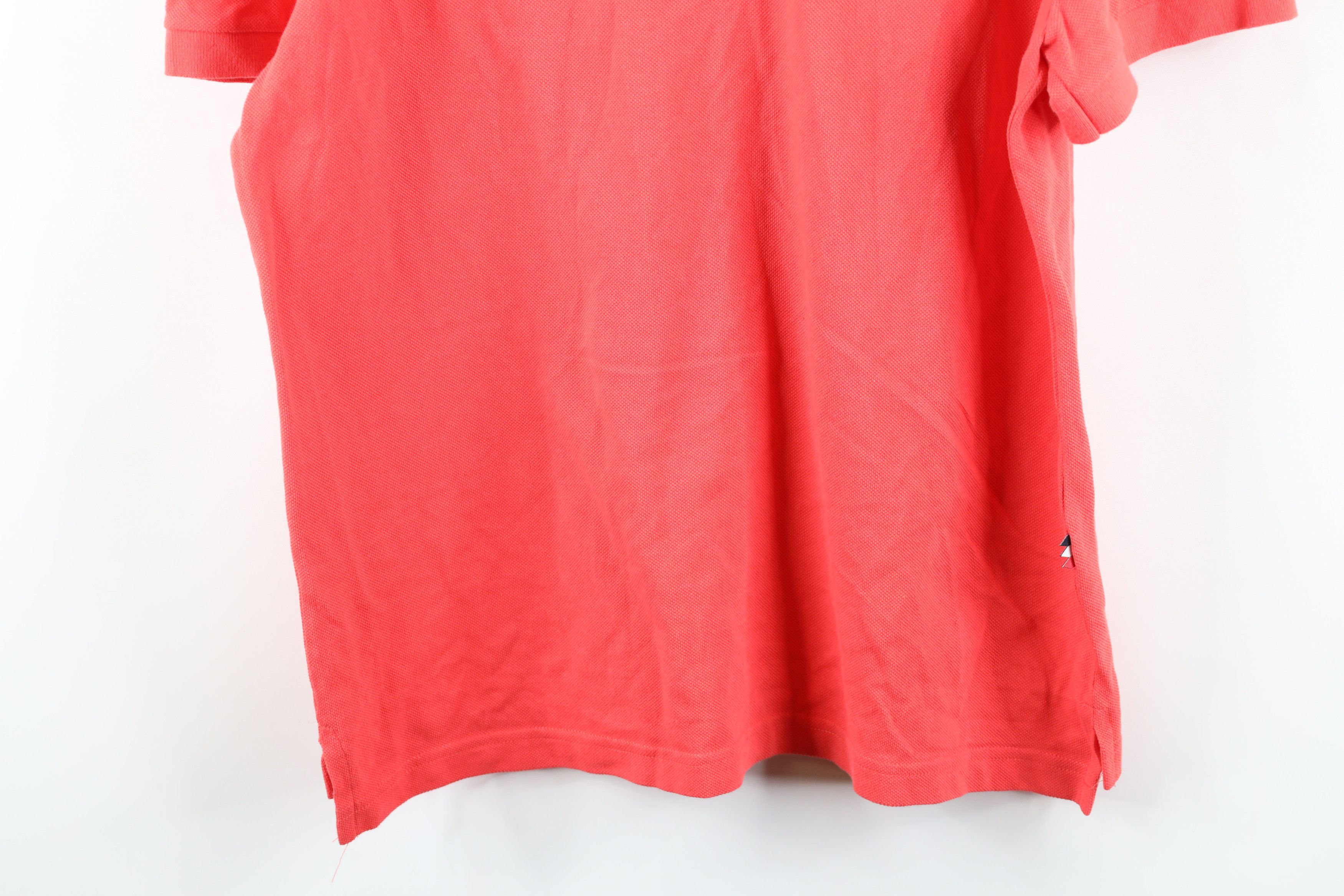 Lacoste × Vintage Lacoste Big Croc Logo Collared Golf Polo Shirt Salmon Pink Size US XL / EU 56 / 4 - 11 Thumbnail