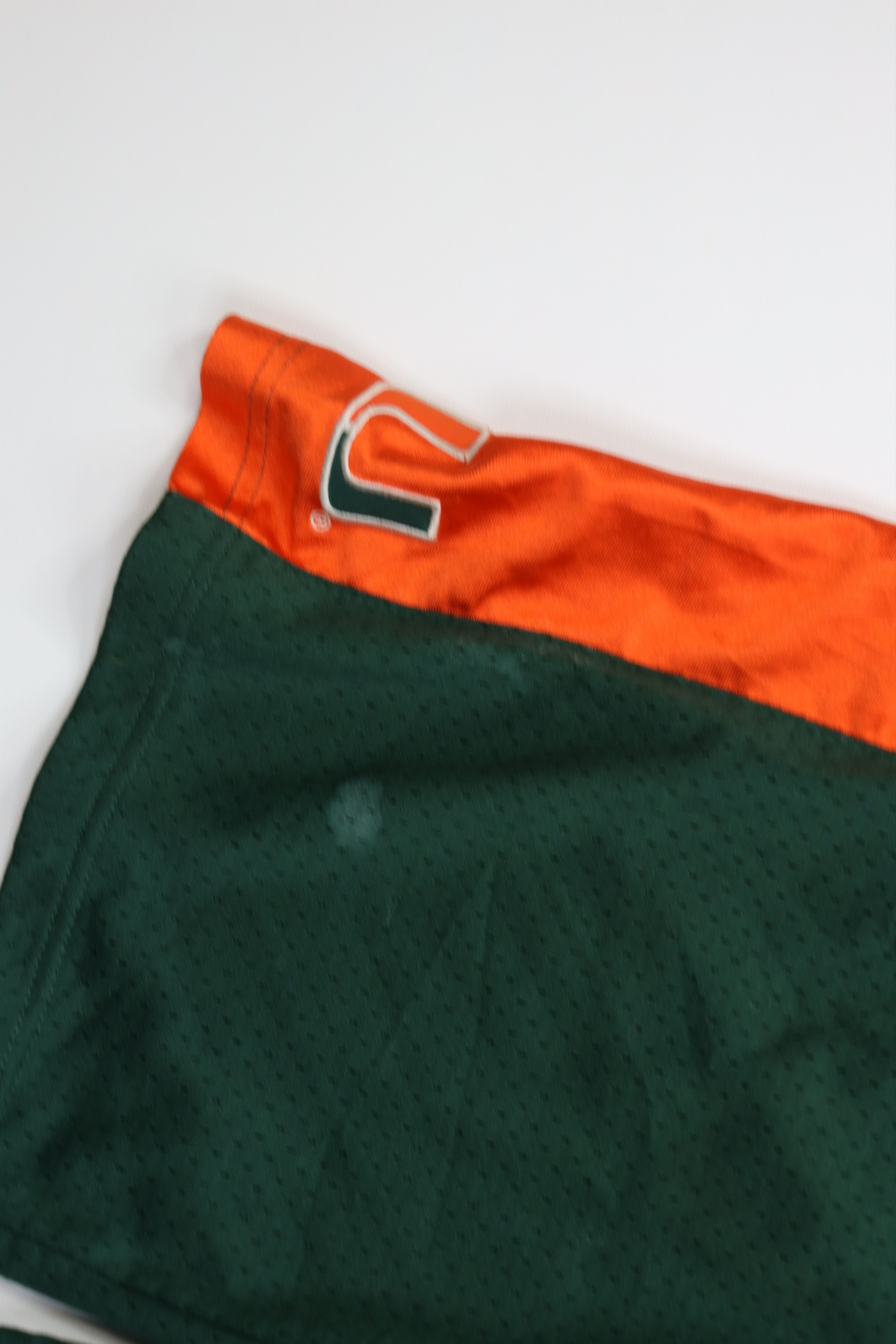 Vintage Vintage University of Miami Hurricanes Mesh Gym Shorts Size US 34 / EU 50 - 5 Thumbnail