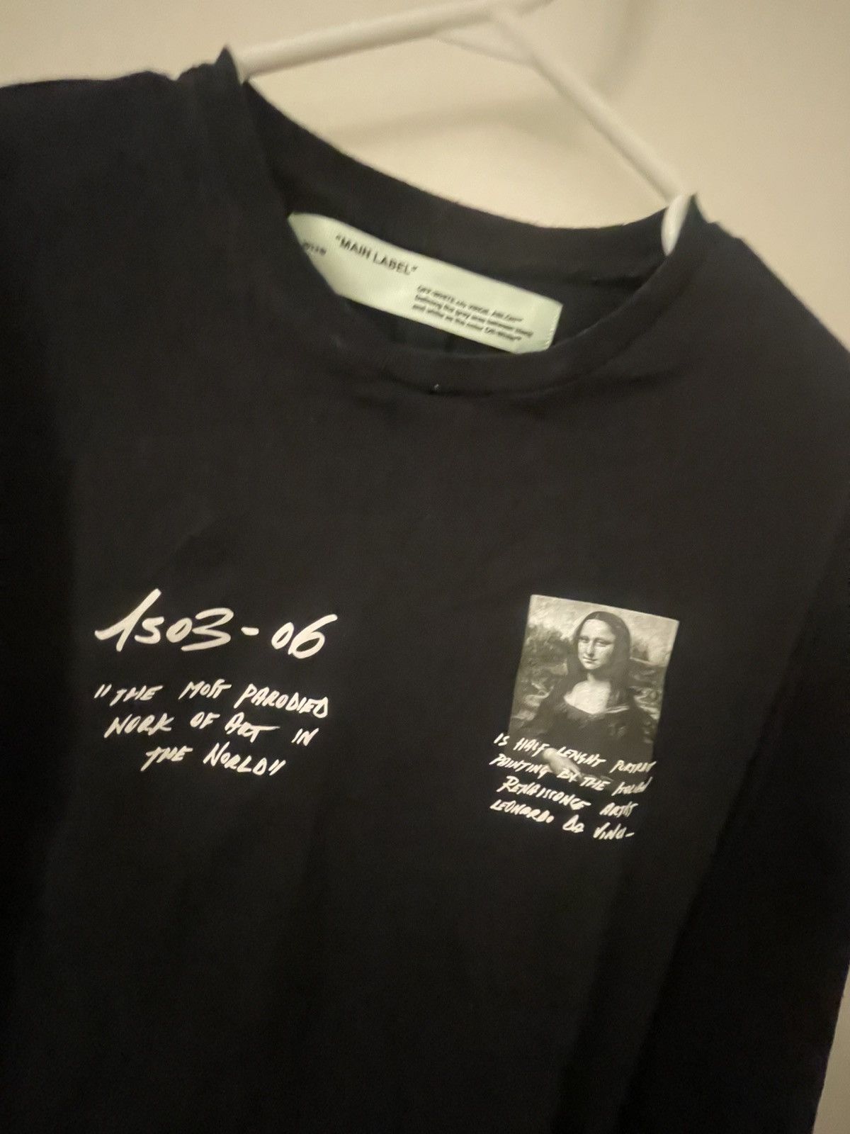 Off-White Off-White Long Sleeve T-shirt Mona Lisa Size US S / EU 44-46 / 1 - 6 Thumbnail