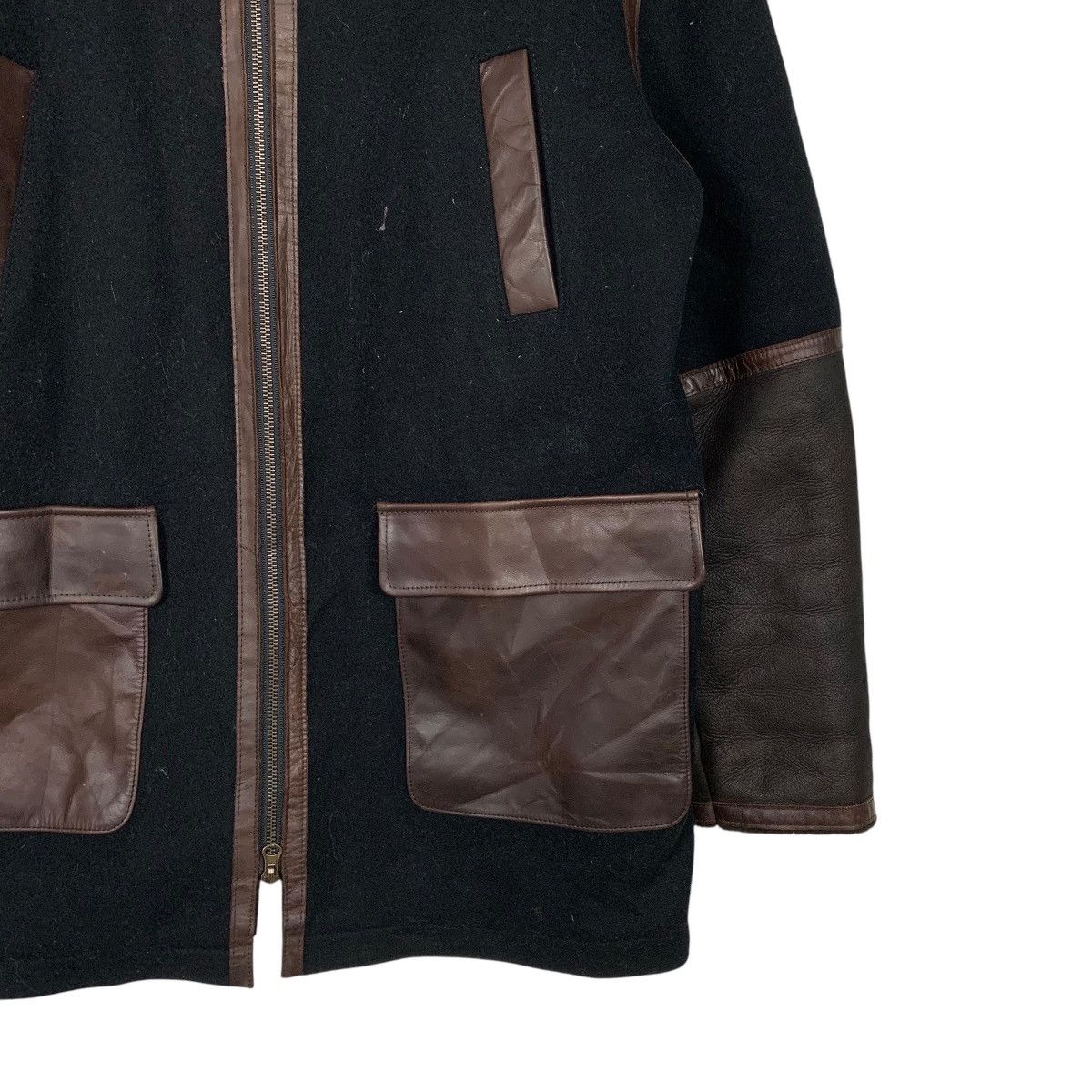 Japanese Brand Japanese Brand Acoustic Wool Leather Jacket Size US M / EU 48-50 / 2 - 4 Thumbnail