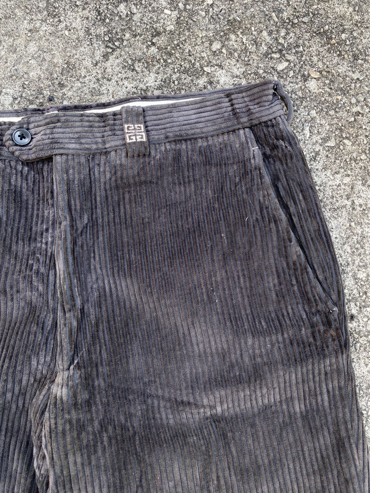Givenchy × Vintage Vintage 90s Givenchy Corduroy Trouser Pant Size US 31 - 8 Thumbnail