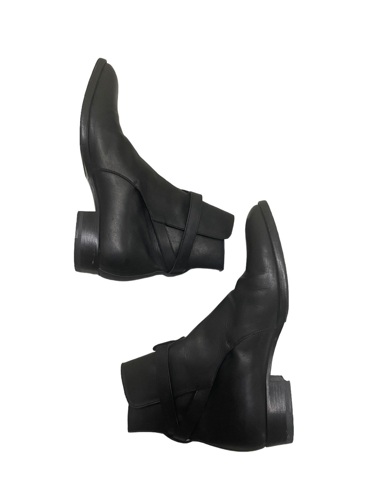 Saint Laurent Paris VINTAGE LEATHER BOOTS SAINT LAURENT PARIS Size US 7.5 / EU 40-41 - 1 Thumbnail