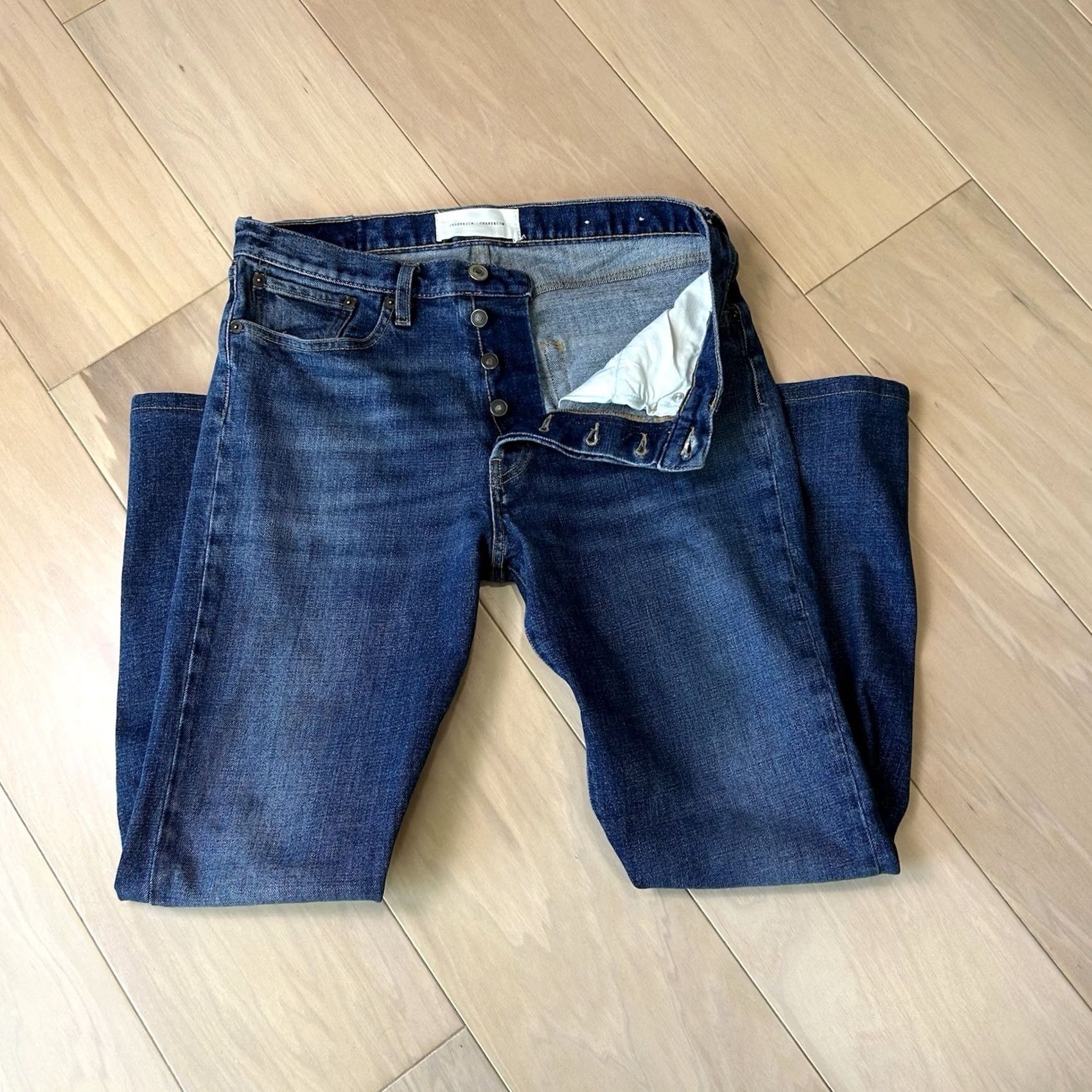 JEANERICA Jeanerica Jeans & Co Straight Fit Denim Pants Blue 30 Women’s Size 30" / US 8 / IT 44 - 3 Thumbnail