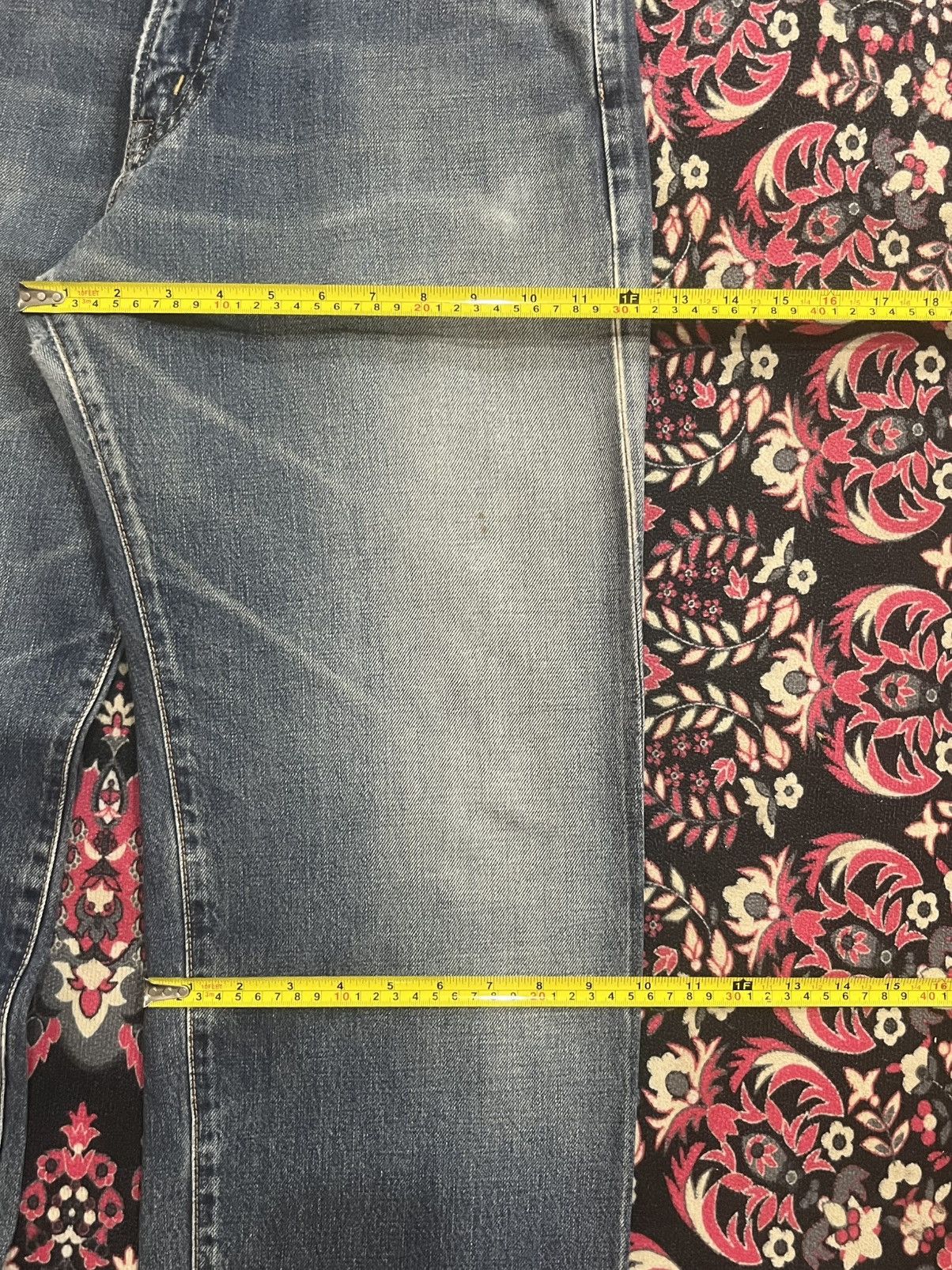 Edwin Vintage Edwin 505X Blue Washed Selvedge Frayed Leg Jeans Size US 32 / EU 48 - 19 Thumbnail