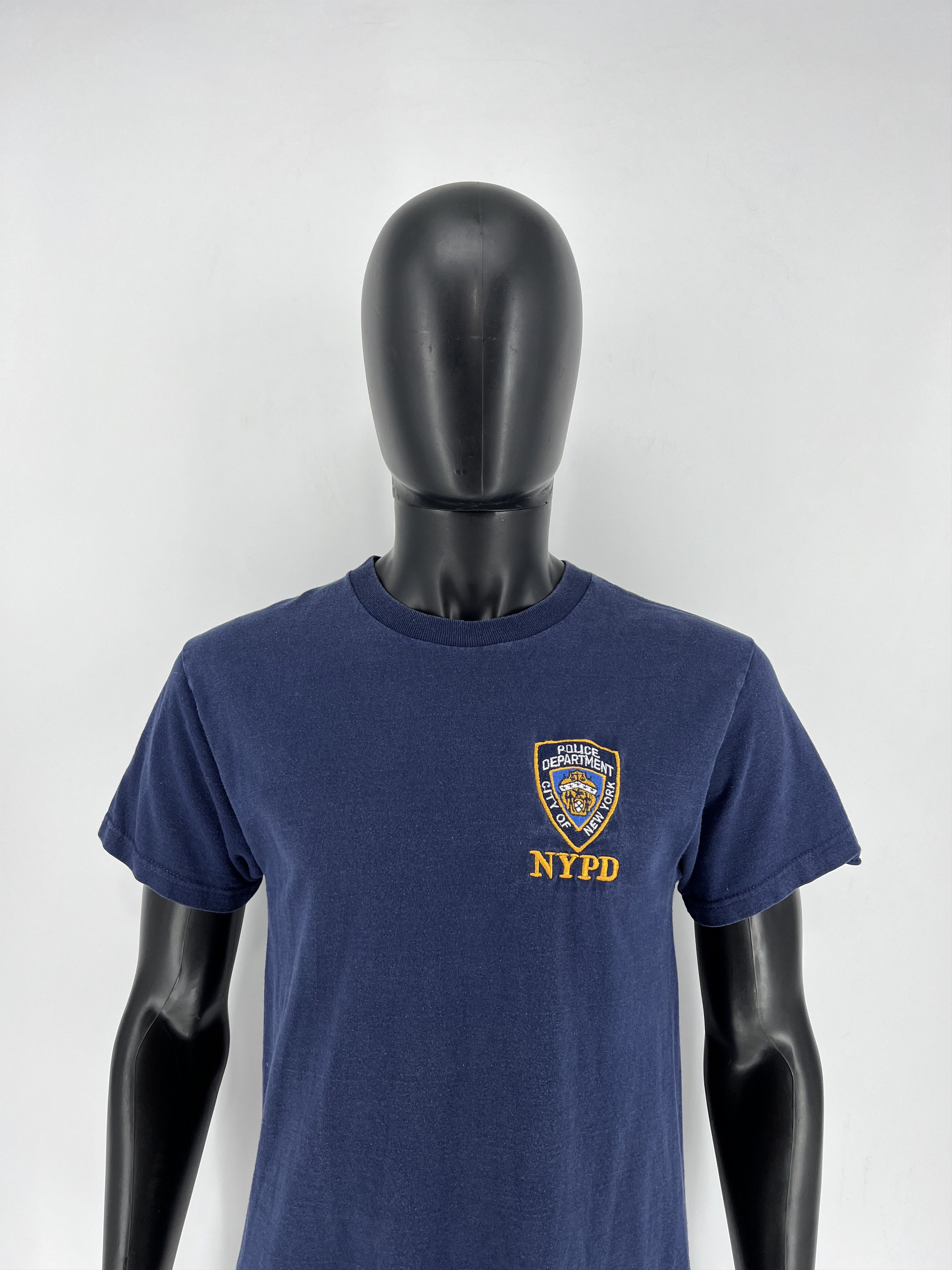 Y2K NYPD New York Police Department Vintage T-Shirt Size M