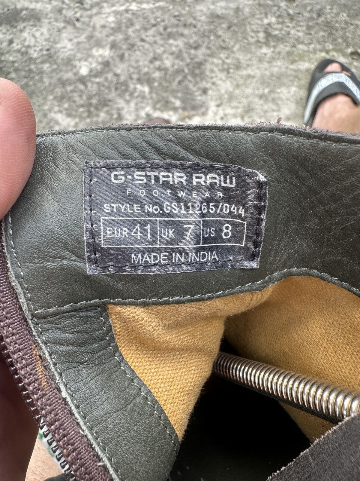 G-Star Y2K G-Star Raw Leather Casual Boots Streetwear Rare Cowboy 8 Size US 8 / EU 41 - 6 Thumbnail