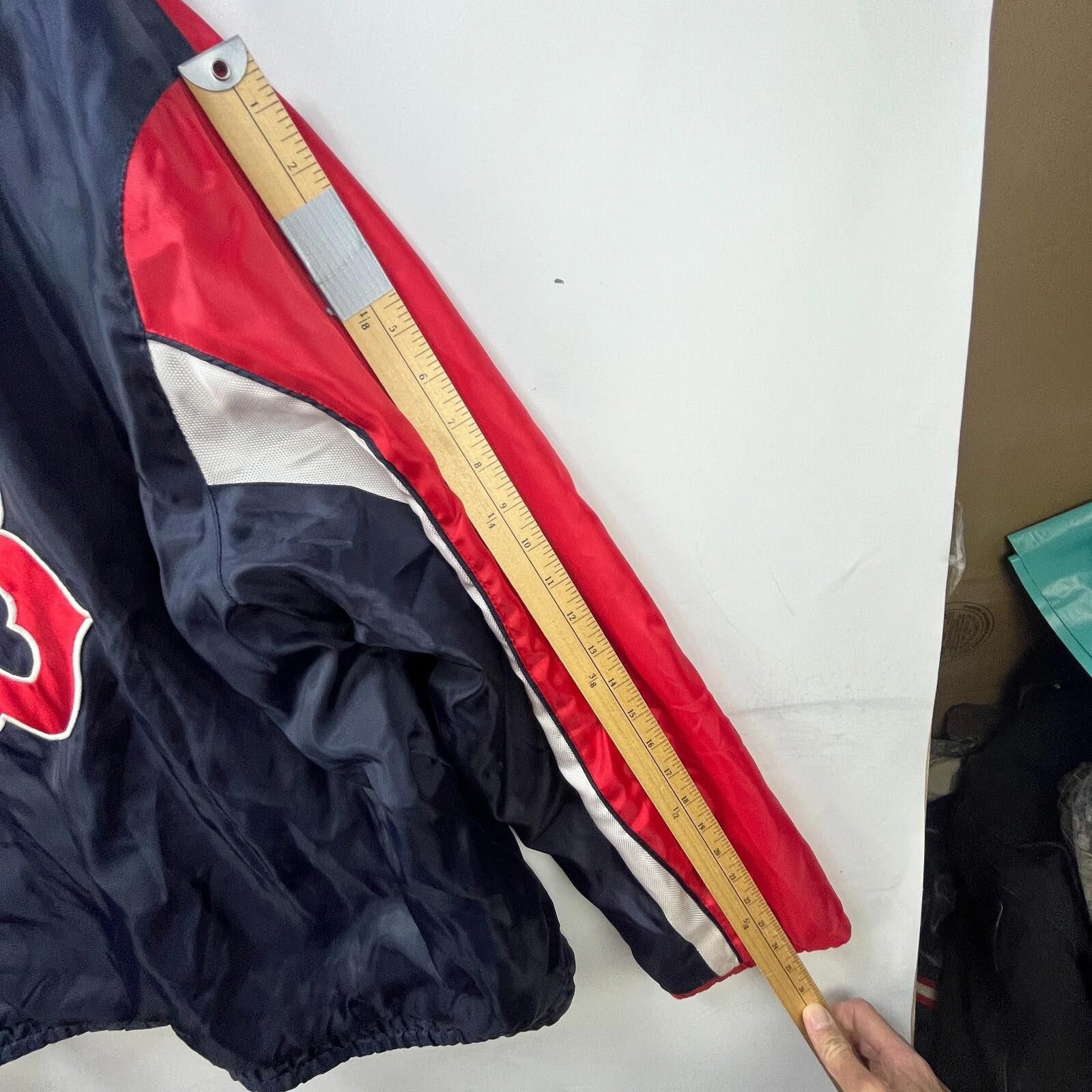 MLB intage Boston Red Sox Reversible Jacket MLB Large Size ONE SIZE - 11 Thumbnail