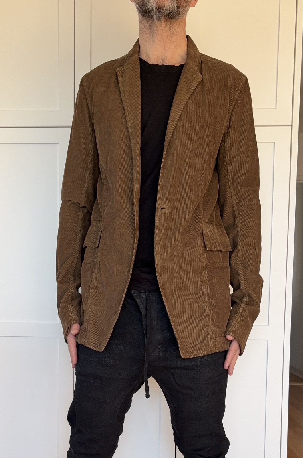 Rick Owens Drkshdw Corduroy blazer Size US M / EU 48-50 / 2 - 2 Thumbnail