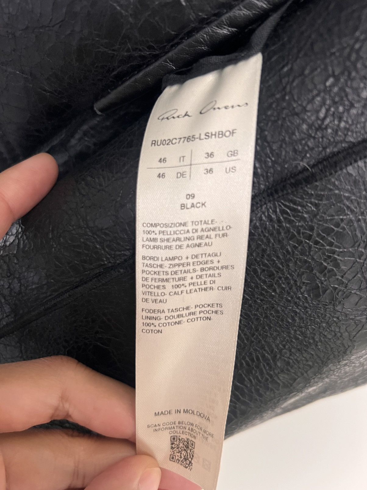 Rick Owens Rick owens leather / shearling reversible hoodie Size US S / EU 44-46 / 1 - 11 Thumbnail