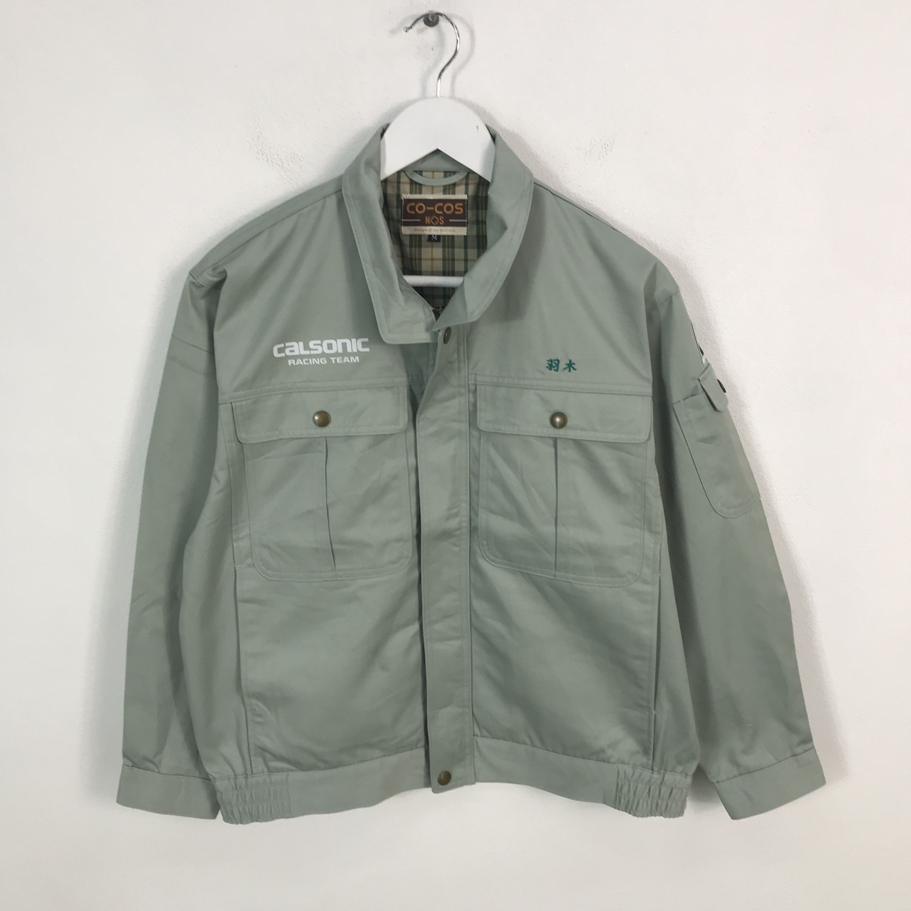Japanese Brand Calsonic Racing Team Custom Art Worker Sport Jacket Size US M / EU 48-50 / 2 - 1 Thumbnail