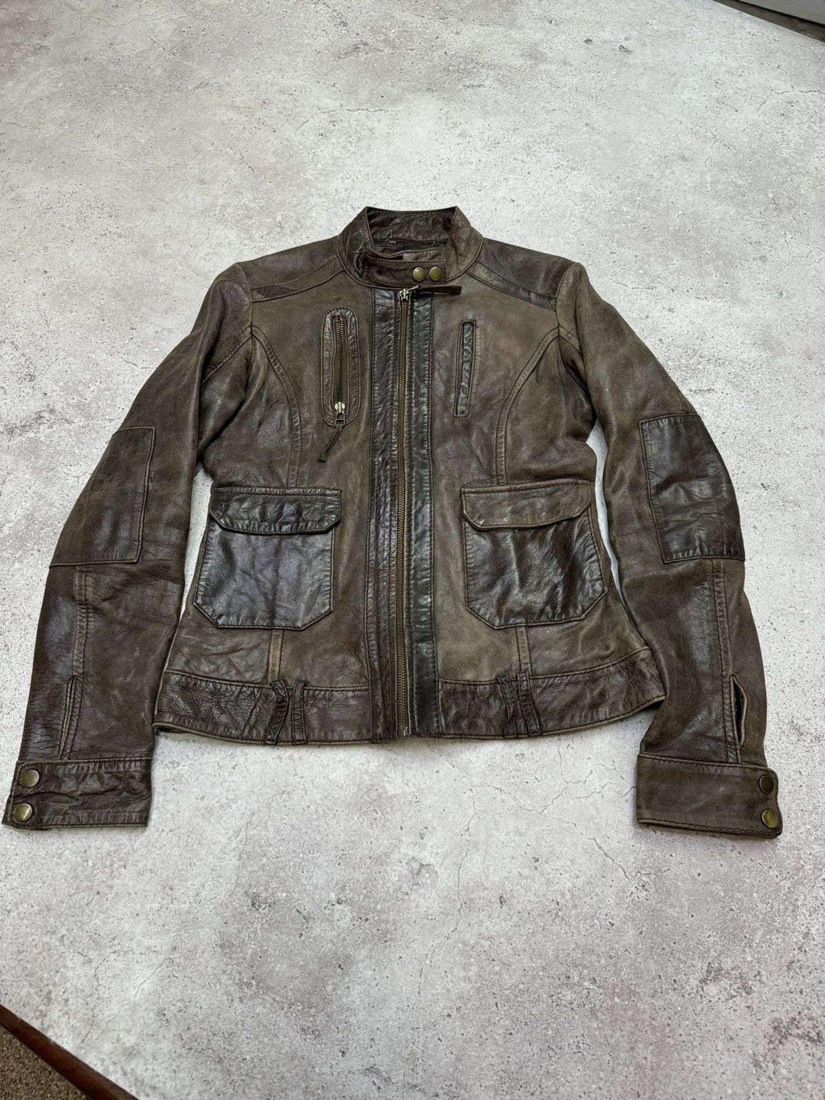 Yohji Yamamoto Vintage Faded Soft Leather Style Jacket Size US M / EU 48-50 / 2 - 3 Thumbnail