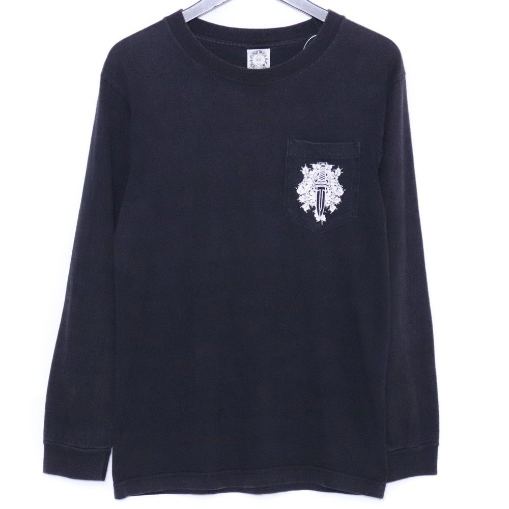 Old Chrome Hearts 90s ロンt Chrome Hearts Chrome Hearts Shirt Long Sleeve Old Script 90s | Grailed
