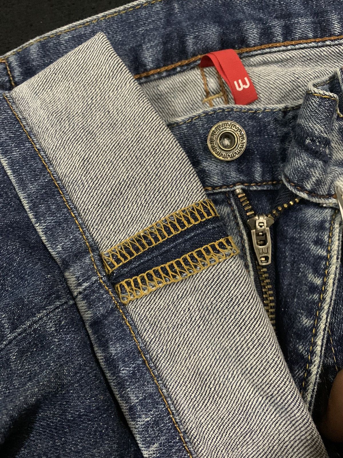 Undercover × Uniqlo Vintage Uniqlo S001 Straight Leg Distressed Grunge Jeans Size US 33 - 4 Thumbnail