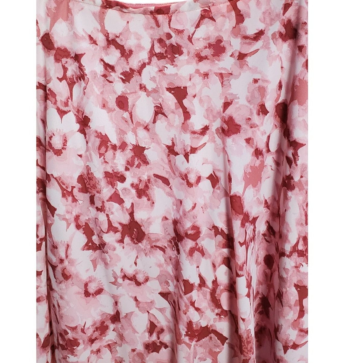 Other Pink Floral Knee Length Lined Skirt Size 16 Size 38" / US 16 / IT 52 - 5 Thumbnail