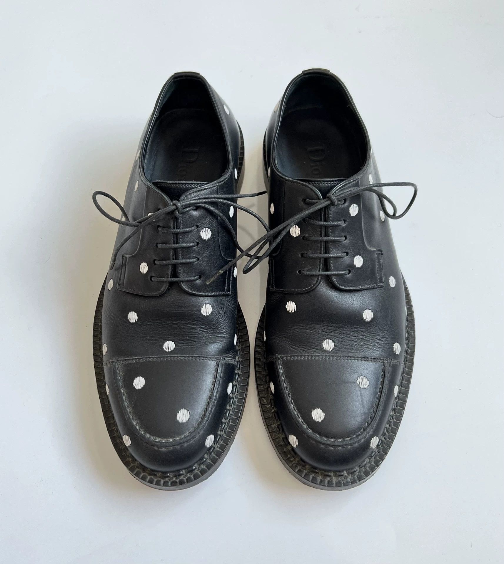 Dior Dior 14FW Lily of the Valley Runway Leather Shoes 38 Size US 5.5 / EU 38 - 4 Thumbnail