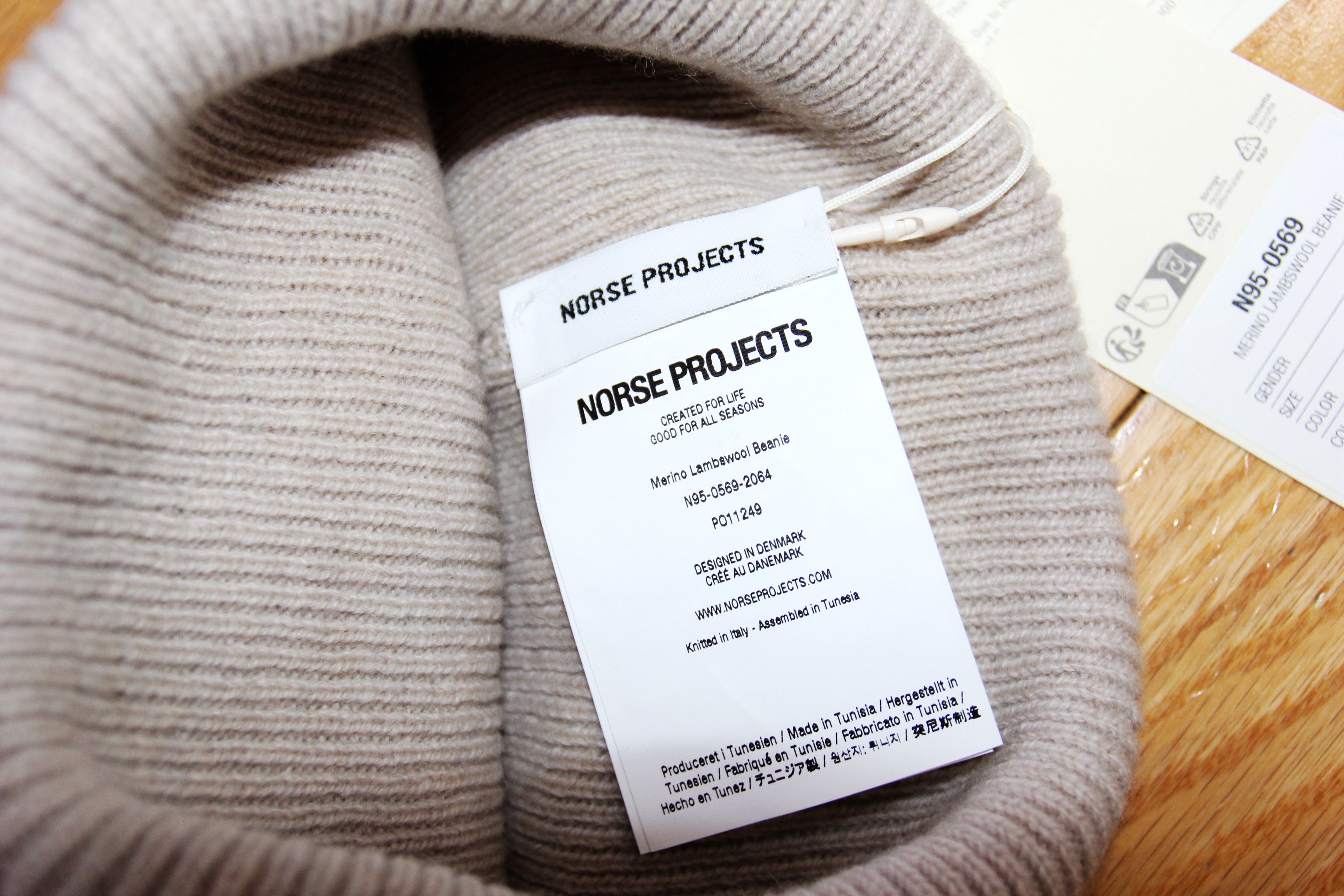 Norse Projects BNWT AW25 NORSE PROJECTS MERINO LAMBSWOOL BEANIE Size ONE SIZE - 5 Thumbnail