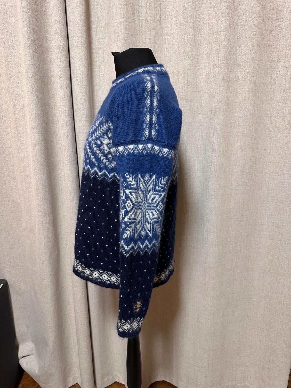 Dale Of Norway Dale of Norway Blue and White Snowflake Sweater Men's Sz M Size US M / EU 48-50 / 2 - 7 Thumbnail