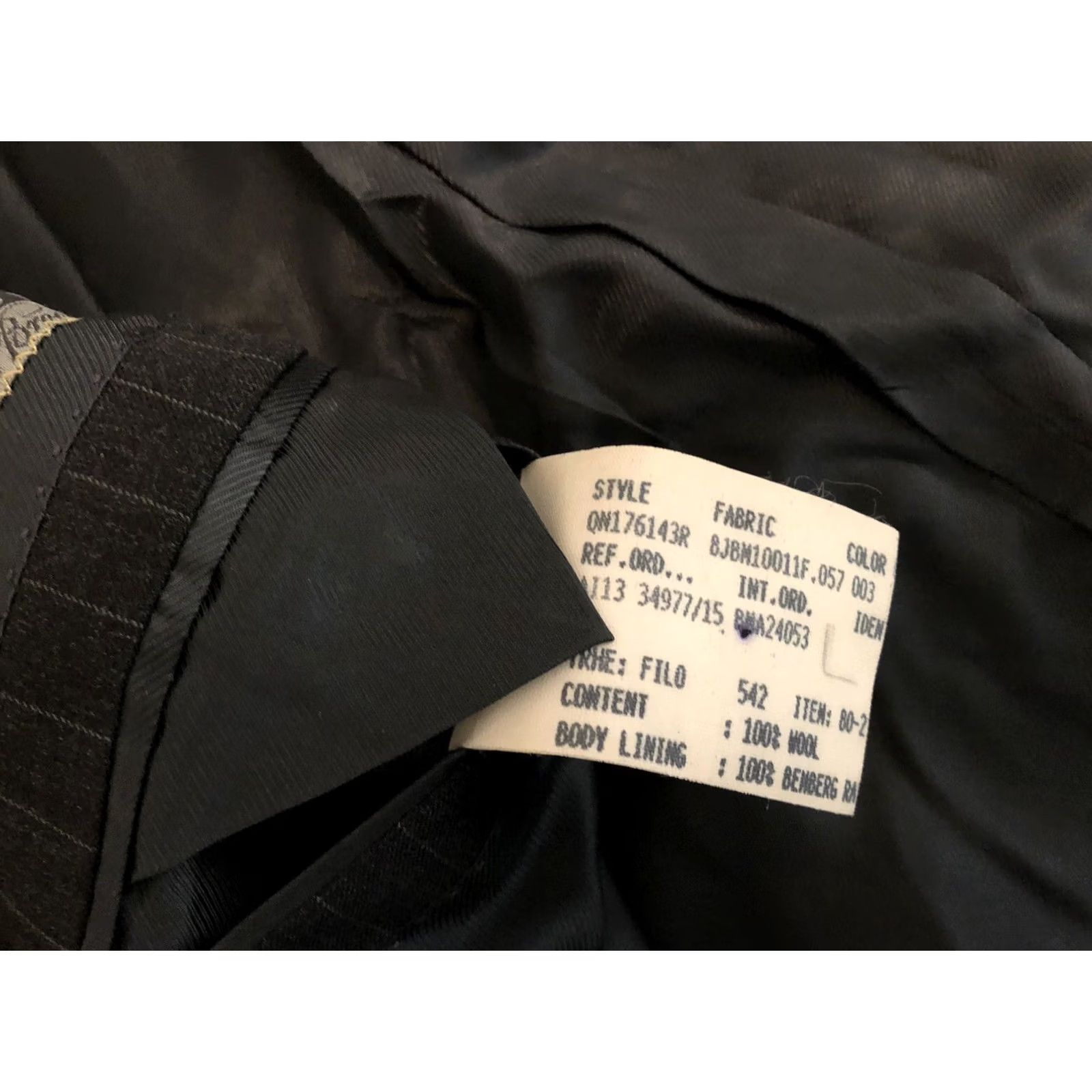 Brooks Brothers Brooks Brothers 1818 Regent Striped Blazer Jacket Regular 42R Wool Charcoal Black Two Button Mens Suit Jacket Size 42R - 5 Thumbnail