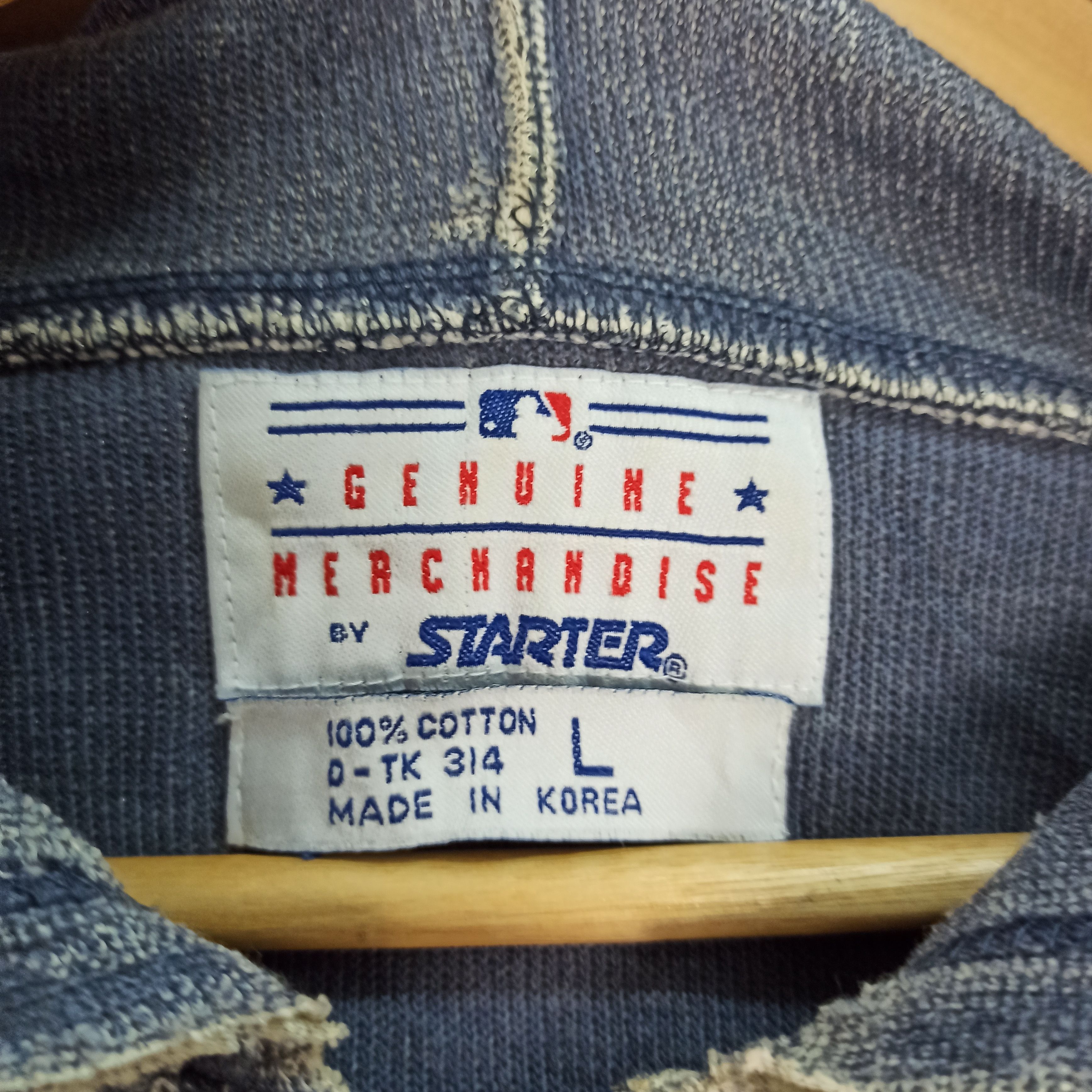 MLB Vintage Distressed Starter MLB New York Yankees Hoodie Size US L / EU 52-54 / 3 - 11 Thumbnail