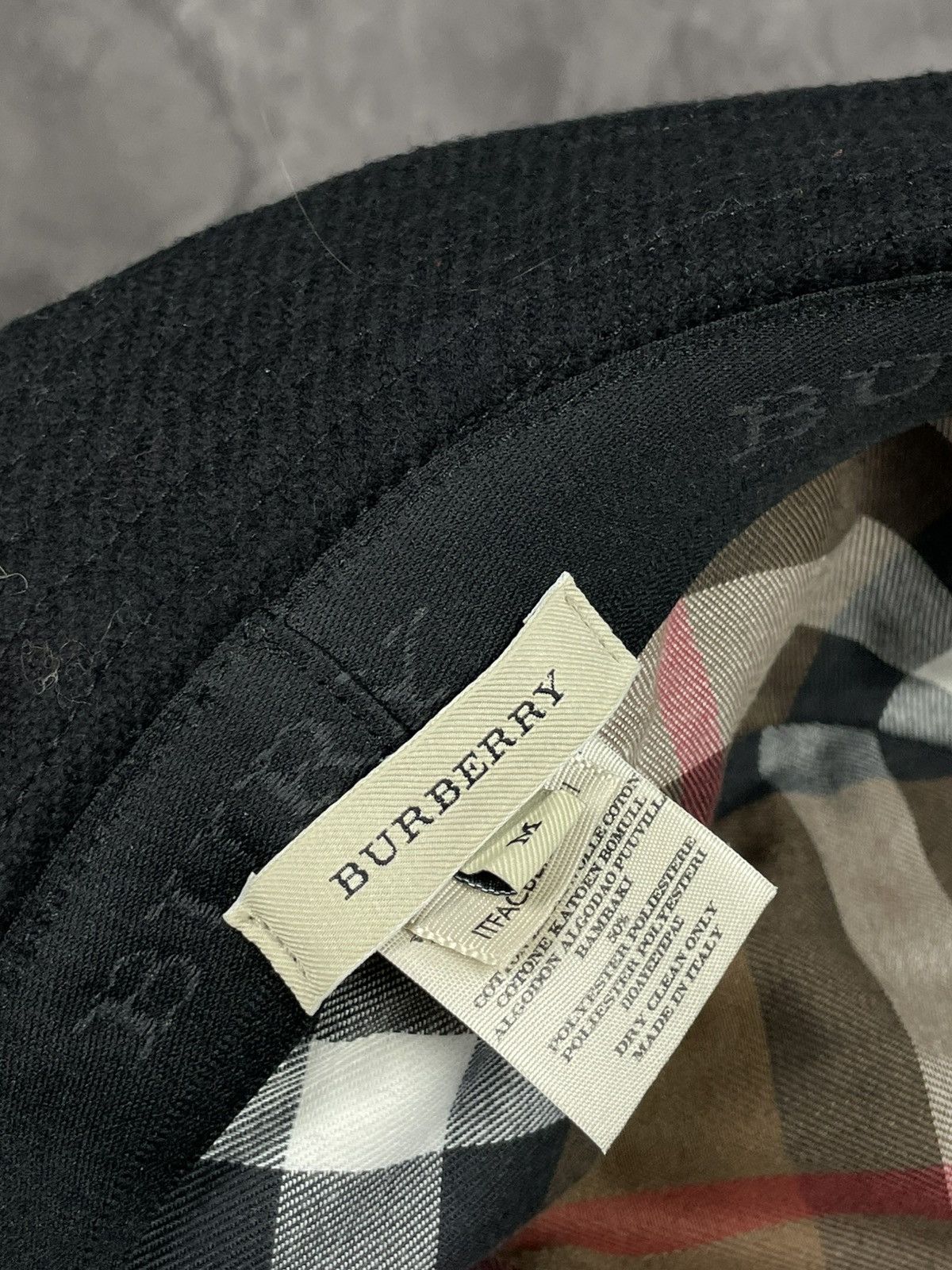 Burberry Vintage Burberry bucket cap hat Panama Wool Size ONE SIZE - 7 Thumbnail