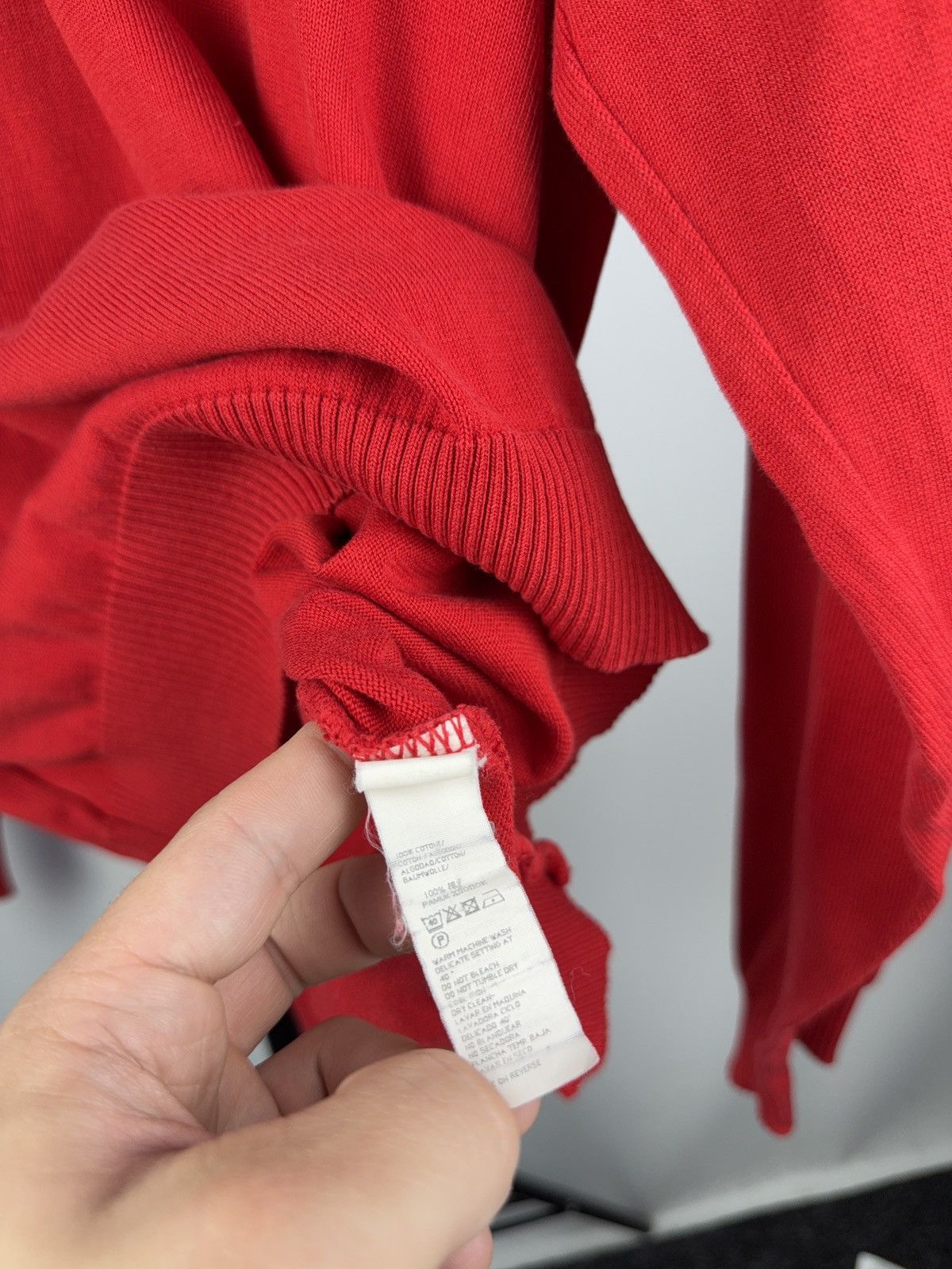 Paul & Shark × Vintage Paul & Shark Yachting Red Knit Sweater Logo Spellout Size L Size US L / EU 52-54 / 3 - 9 Thumbnail