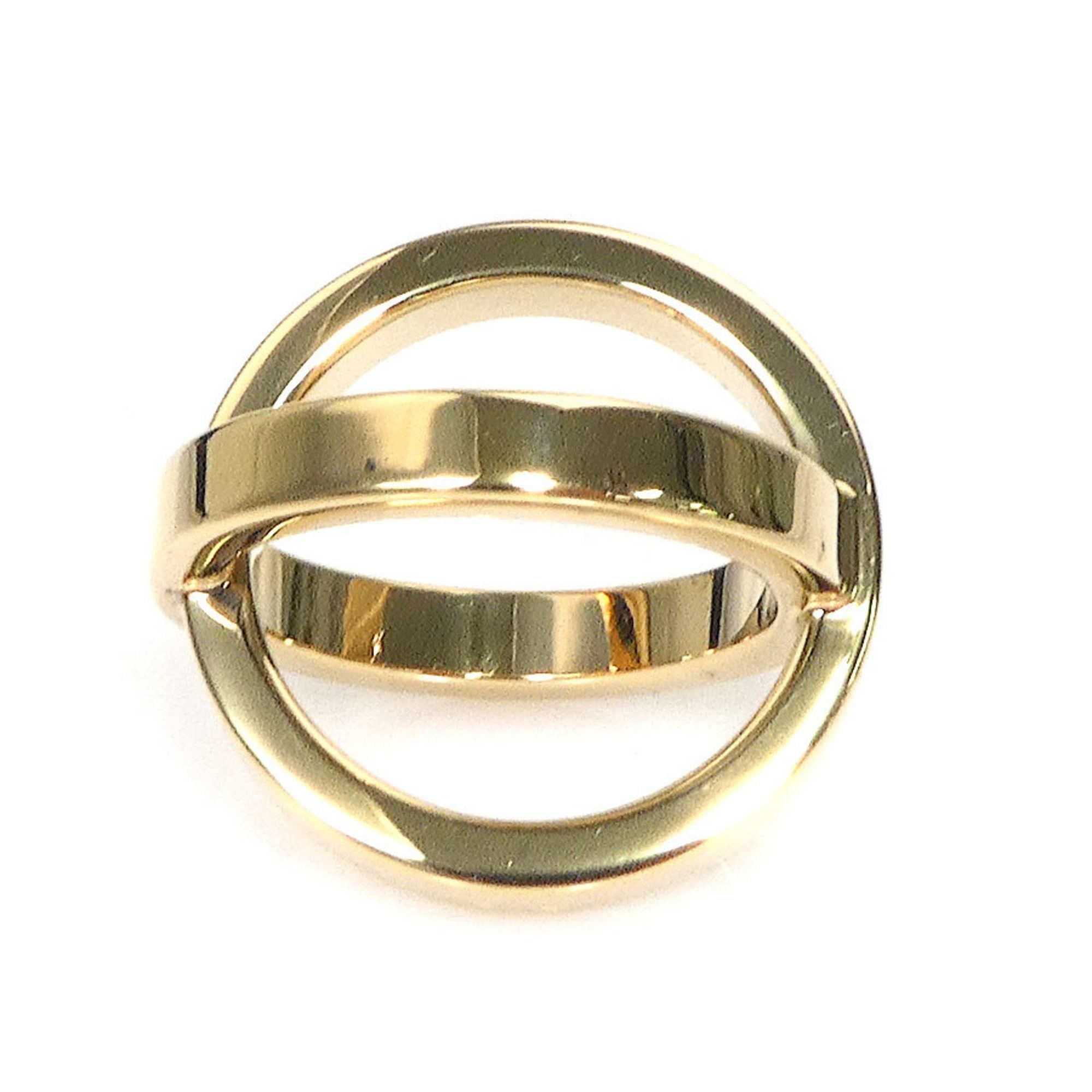 Hermes Hermes Hermès Bijoutierie Fantaisie scarf ring in gold, women's, e61048a Size ONE SIZE - 1 Thumbnail