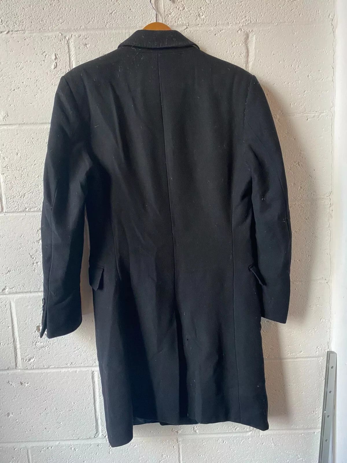 Burberry Burberry Black Wool Tailored Coat made and tailored in Italy Size US M / EU 48-50 / 2 - 2 Thumbnail