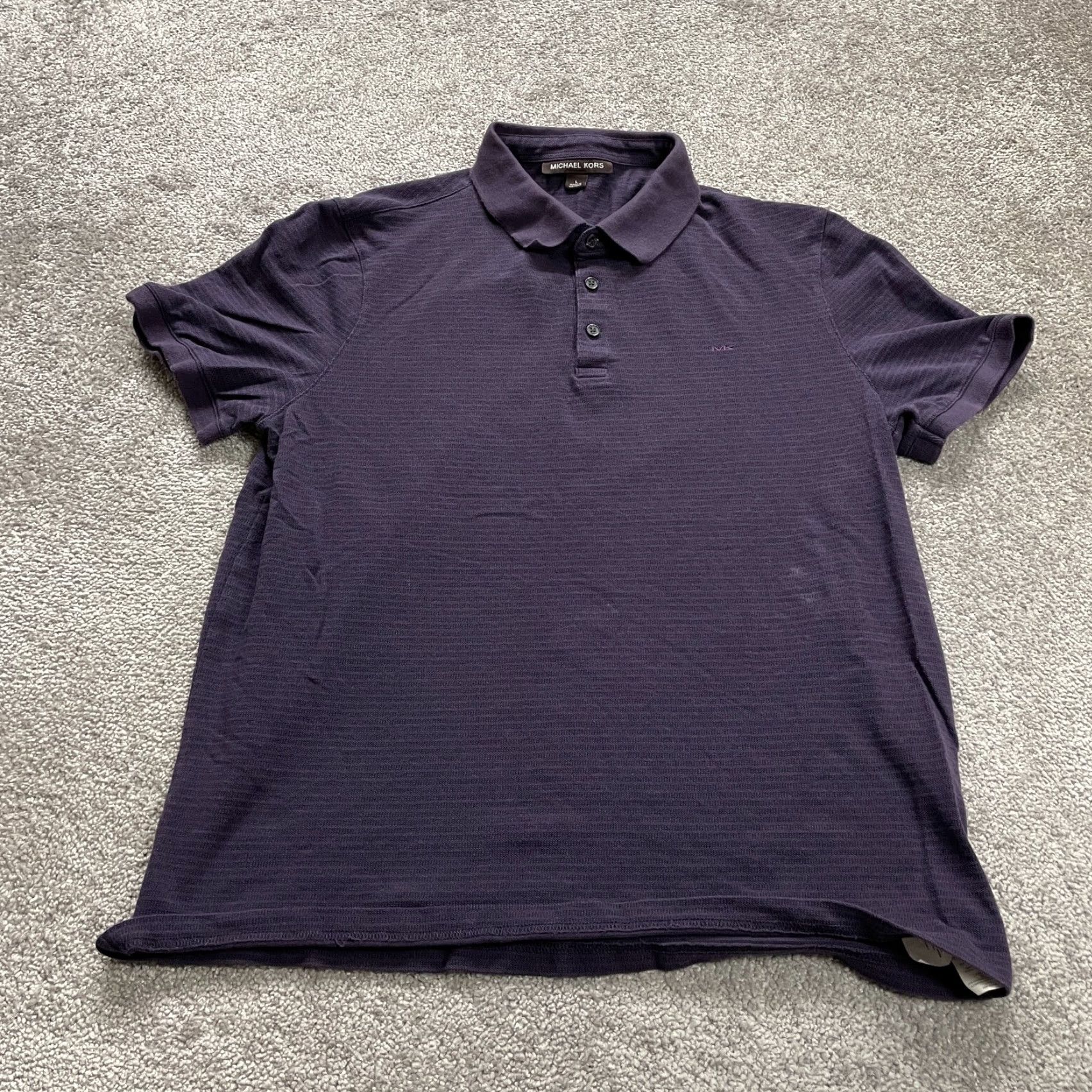 Michael Kors Michael Kors Polo Shirt Men Large Blue Cotton Short Sleeve Casual Golf Outdoor Shirt Size US L / EU 52-54 / 3 - 2 Thumbnail