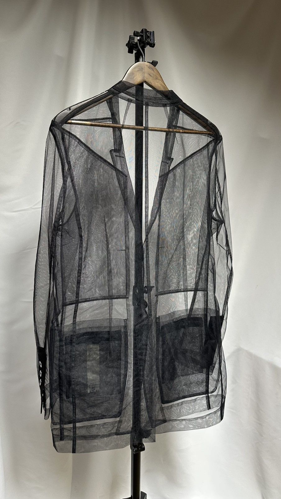 Rick Owens Rick Owens SS23 EDFU Lido Jacket in tulle (50IT) Size 40R - 2 Thumbnail