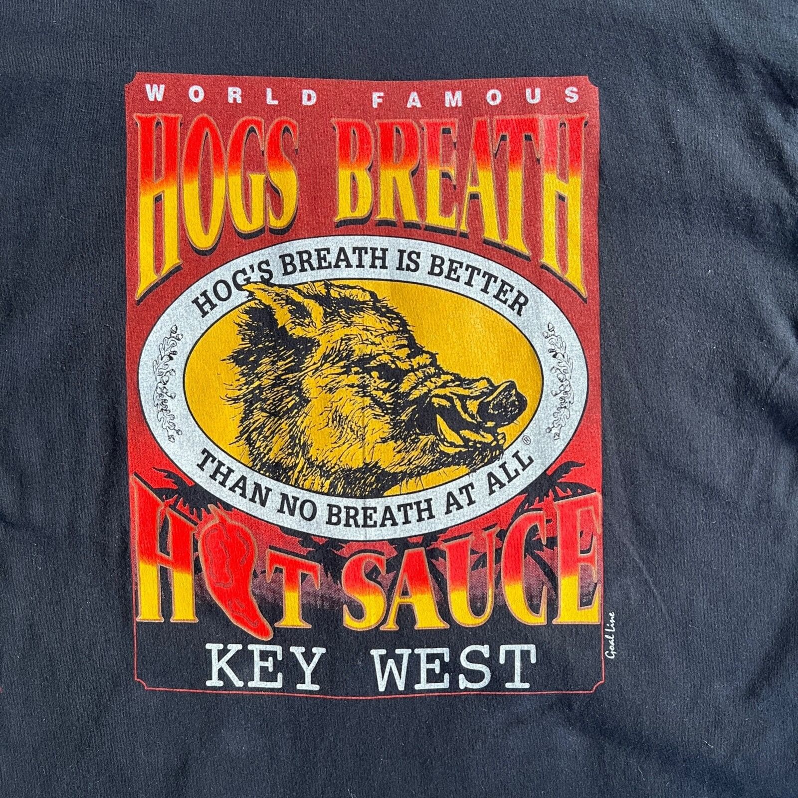 Fruit Of The Loom Hogs Breath Saloon USA Made Vintage T Shirt 8986AC Size US XXL / EU 58 / 5 - 3 Thumbnail