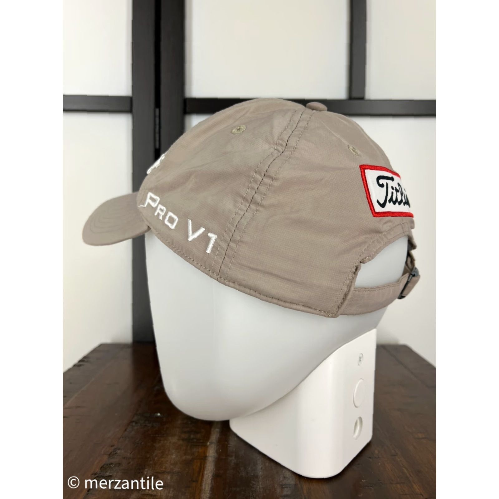 Titleist Titleist Hat Cap Strap Back Adult Beige Golf Logo Adjustable Polyester Outdoor G Size ONE SIZE - 5 Thumbnail