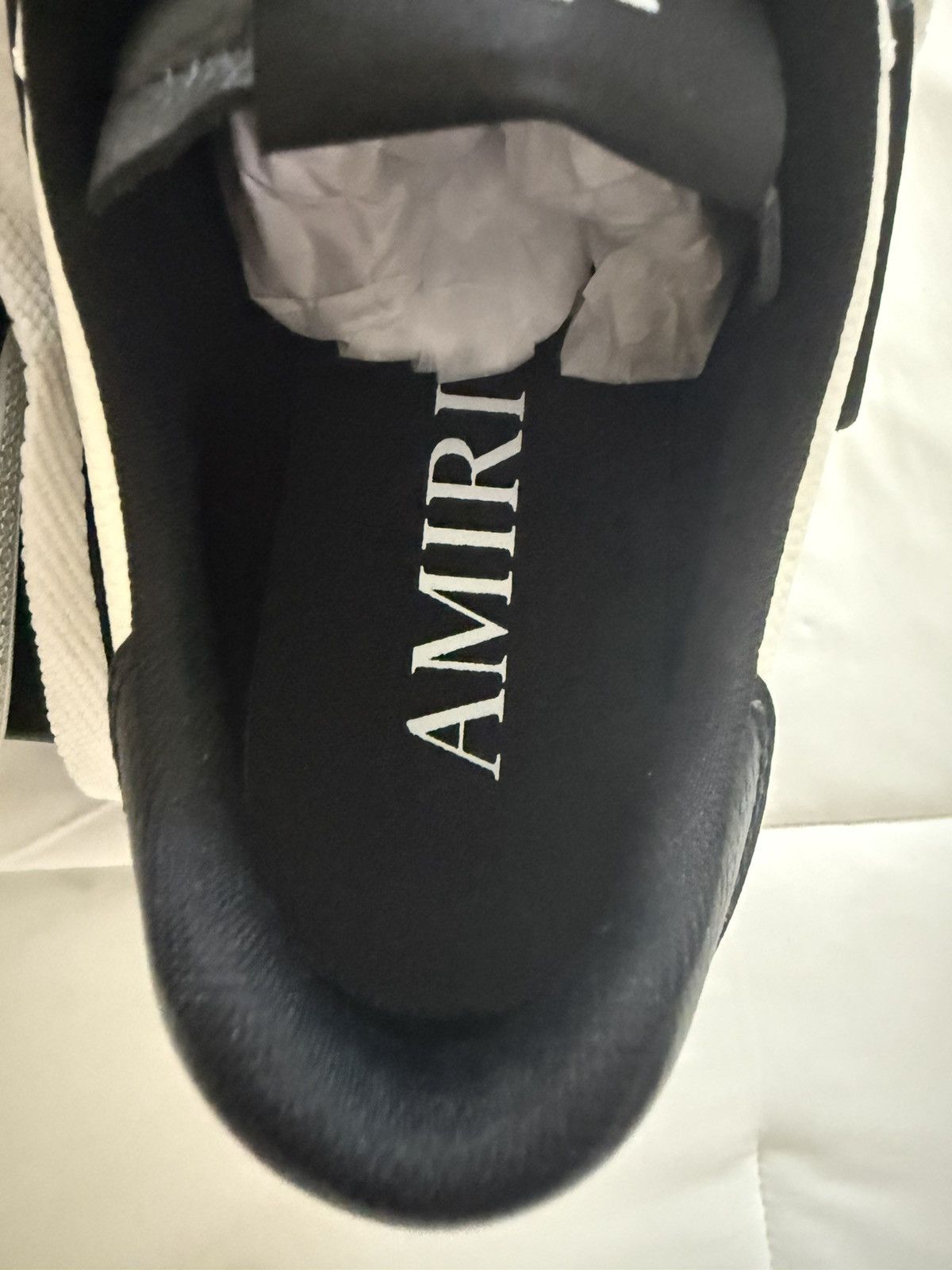 Amiri Amiri Pacific bones leather sneakers Size US 12 / EU 45 - 9 Thumbnail