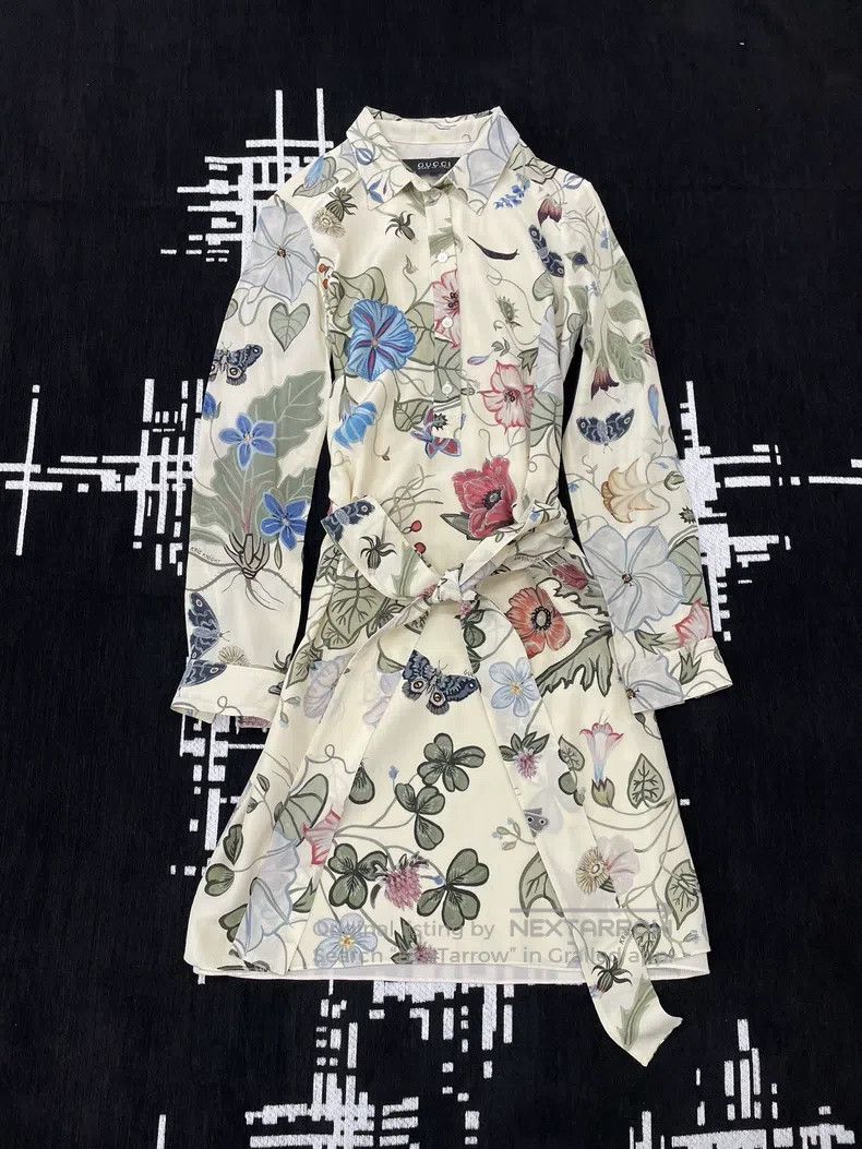 Gucci Gucci Floral print dress Size XS / US 0-2 / IT 36-38 - 1 Thumbnail