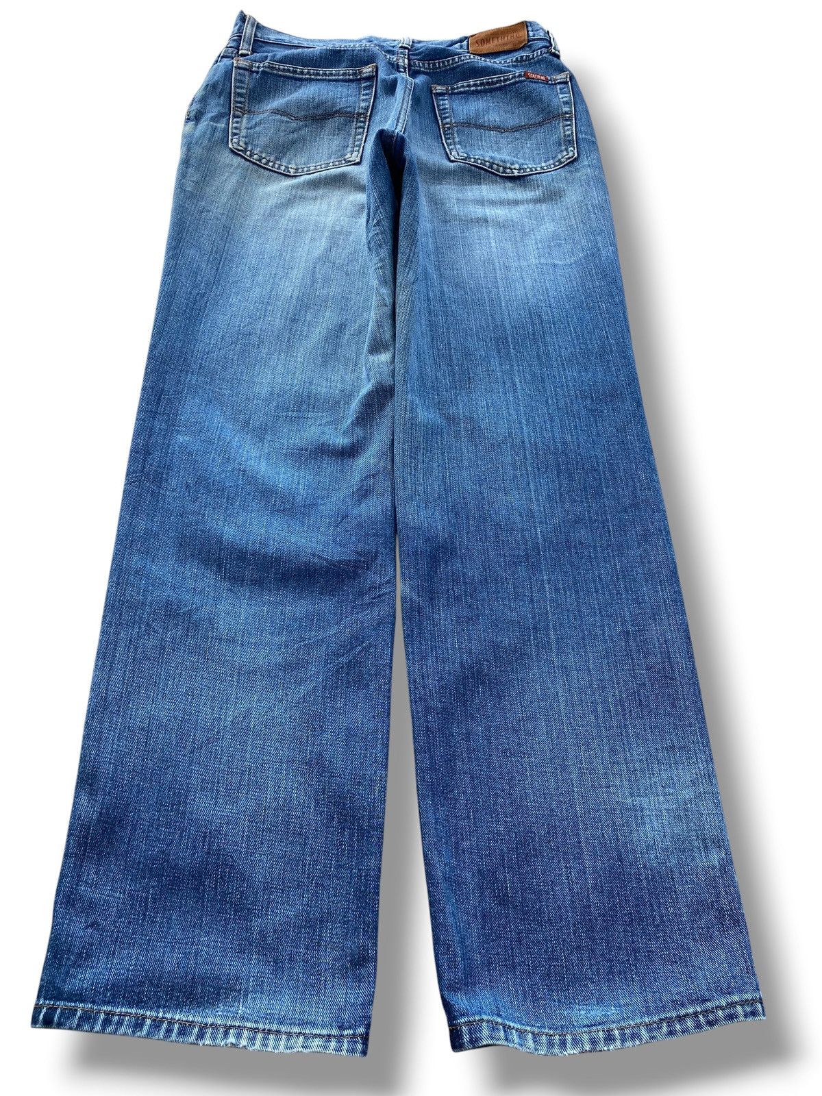 Edwin Edwin x Something Faded Wash Straight Leg Style Jeans Size US 29 - 3 Thumbnail
